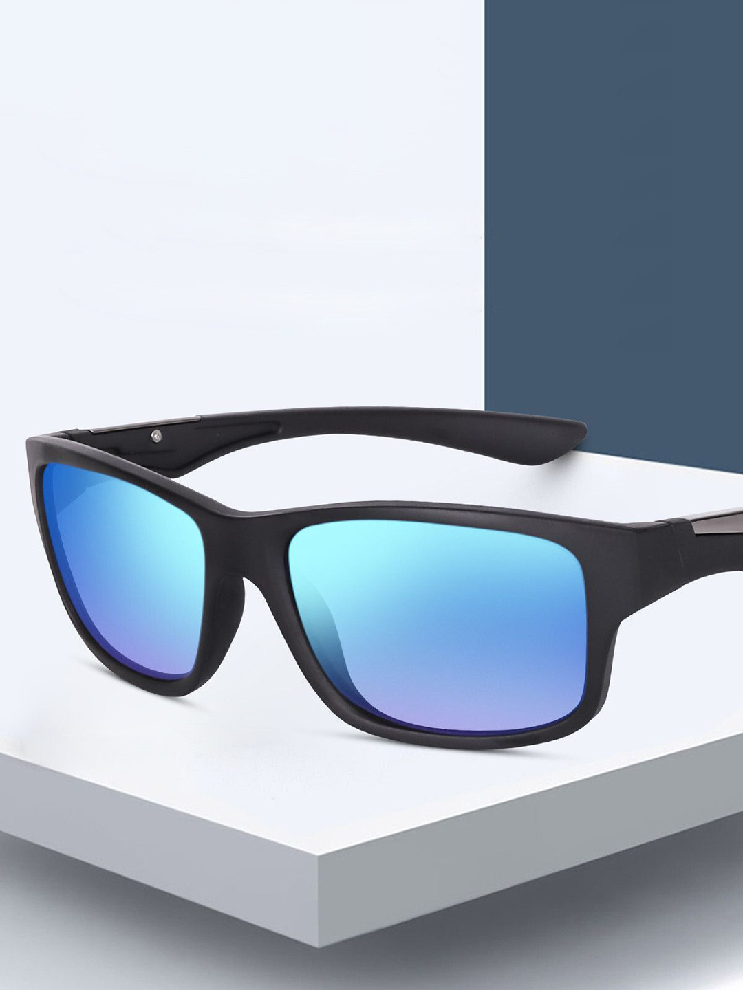 EYMEN I Unisex Full Rim Square Sunglasses with Polarised and UV Protected