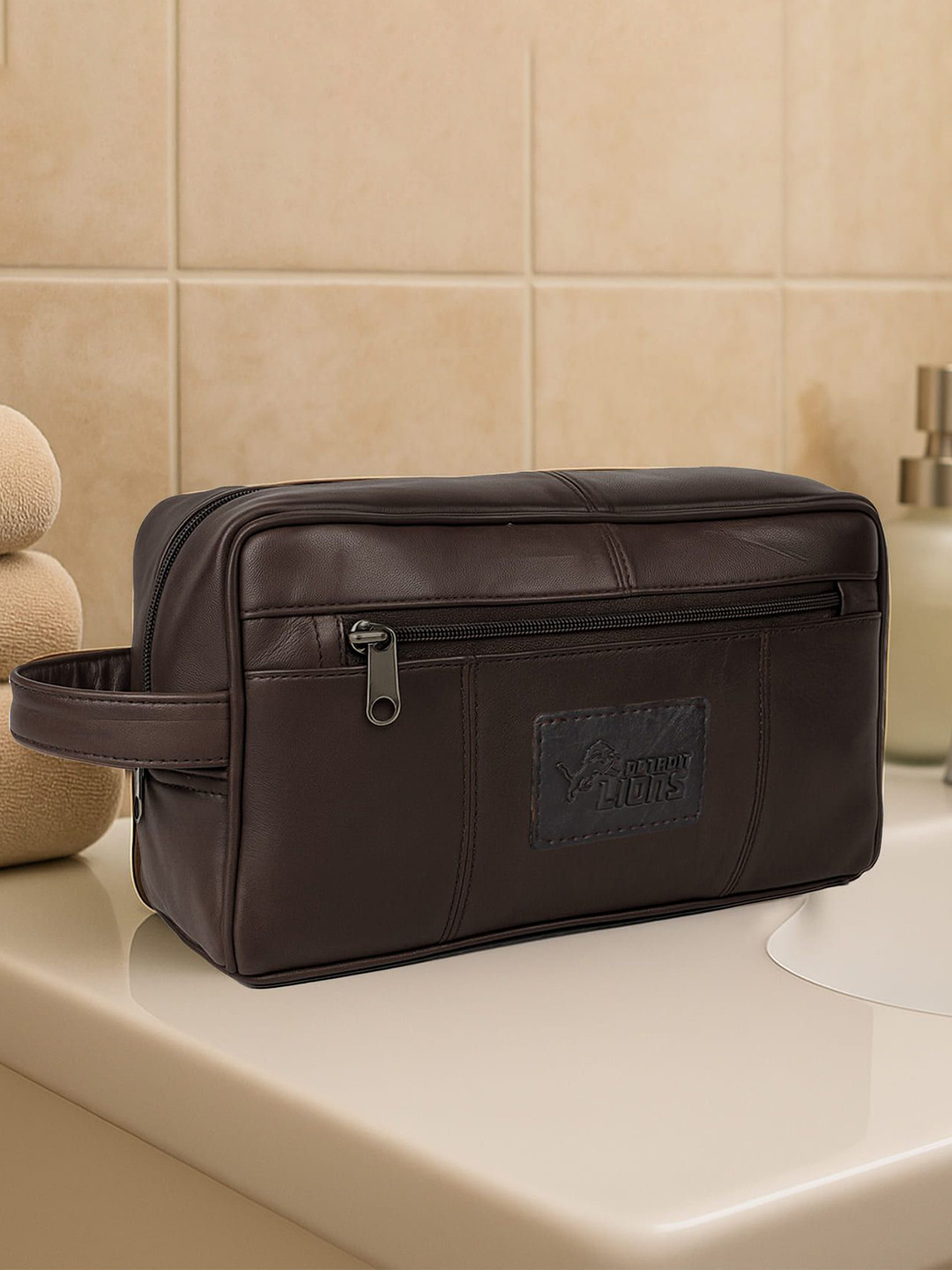 CIMONI Men Waterproof Pouch Shaving Kit Travel Toiltery Bag