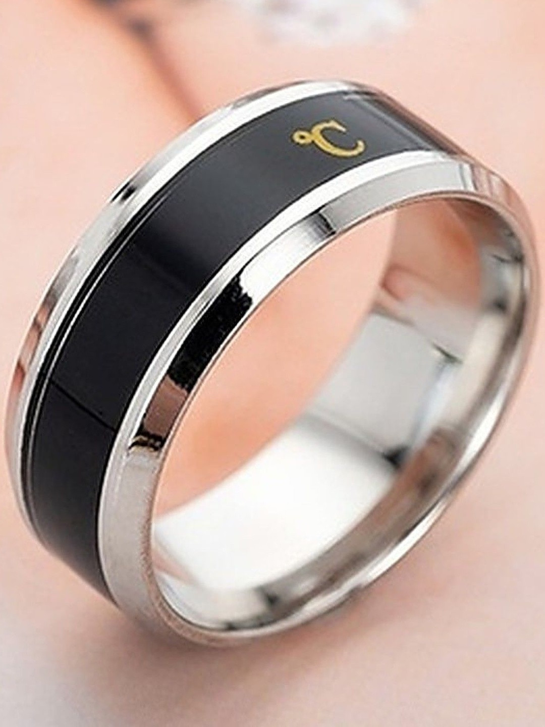 Iga collection Stainless Steel Smart Temperature Finger Rings