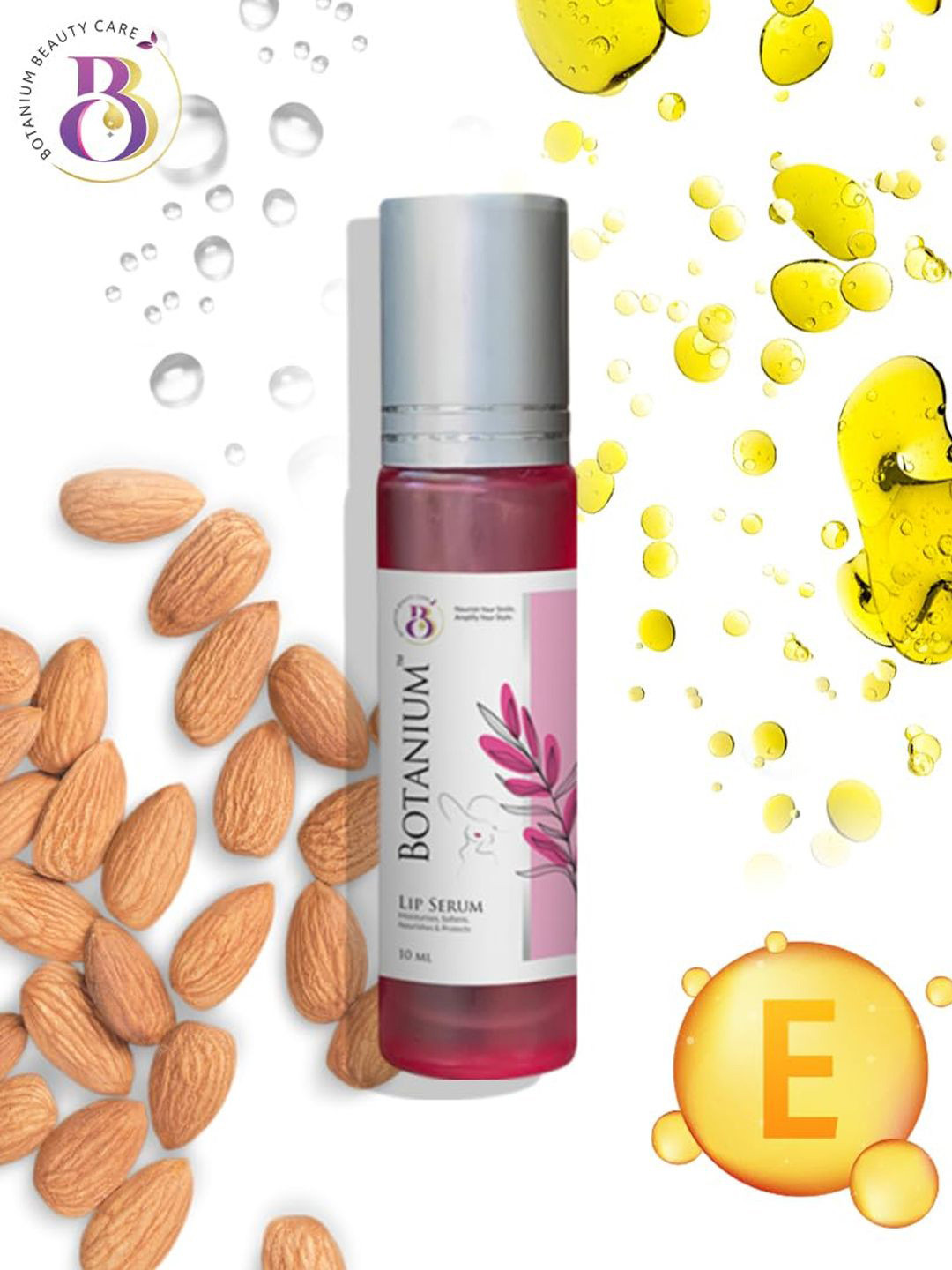 BOTANIUM Glossy & Shiny Moisturizing Lip Roll On Serum - 10 ml