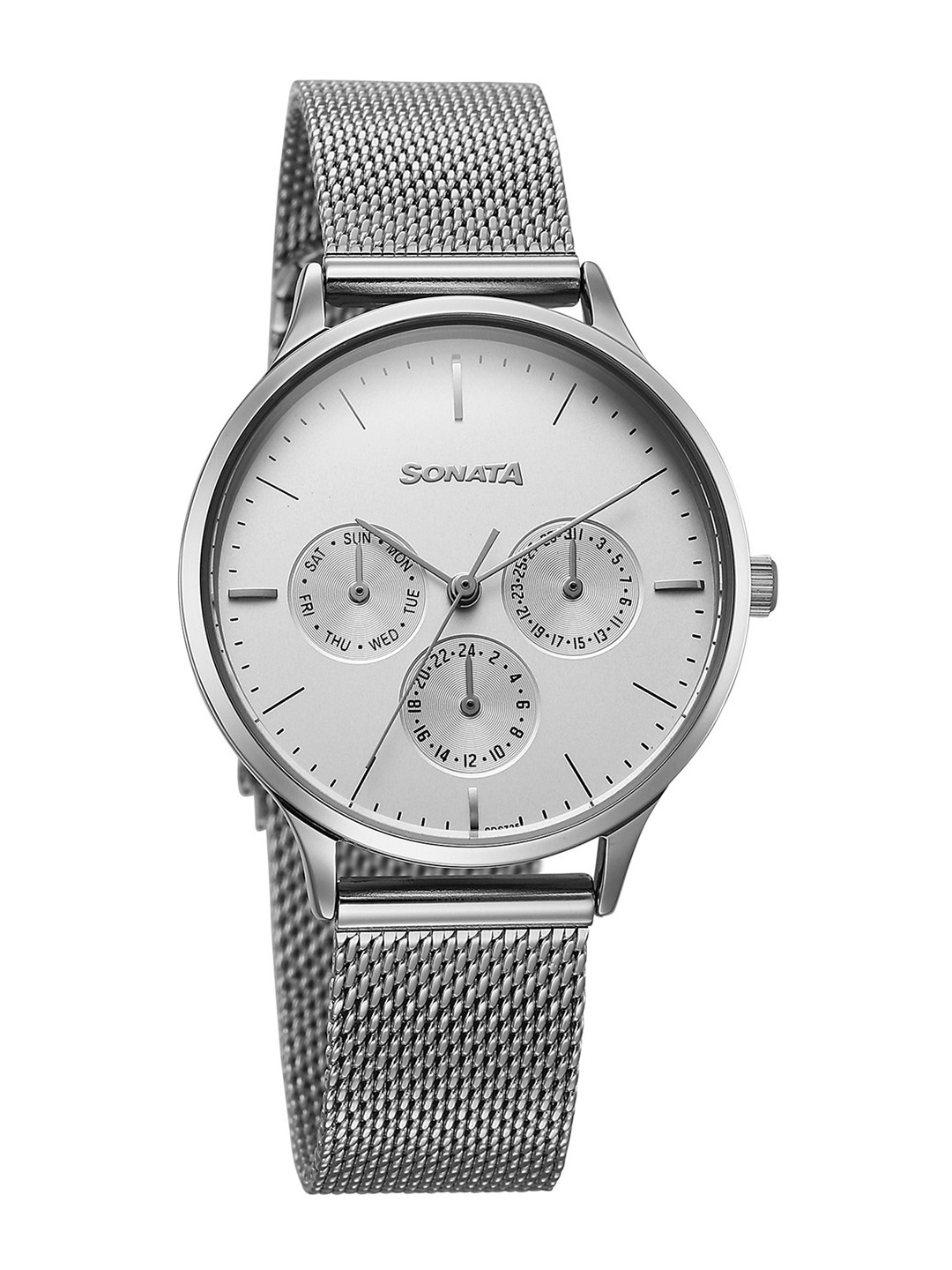 Sonata Women Festive 2.0 Dial & Bracelet Style Straps Analogue Watch 87110SM01