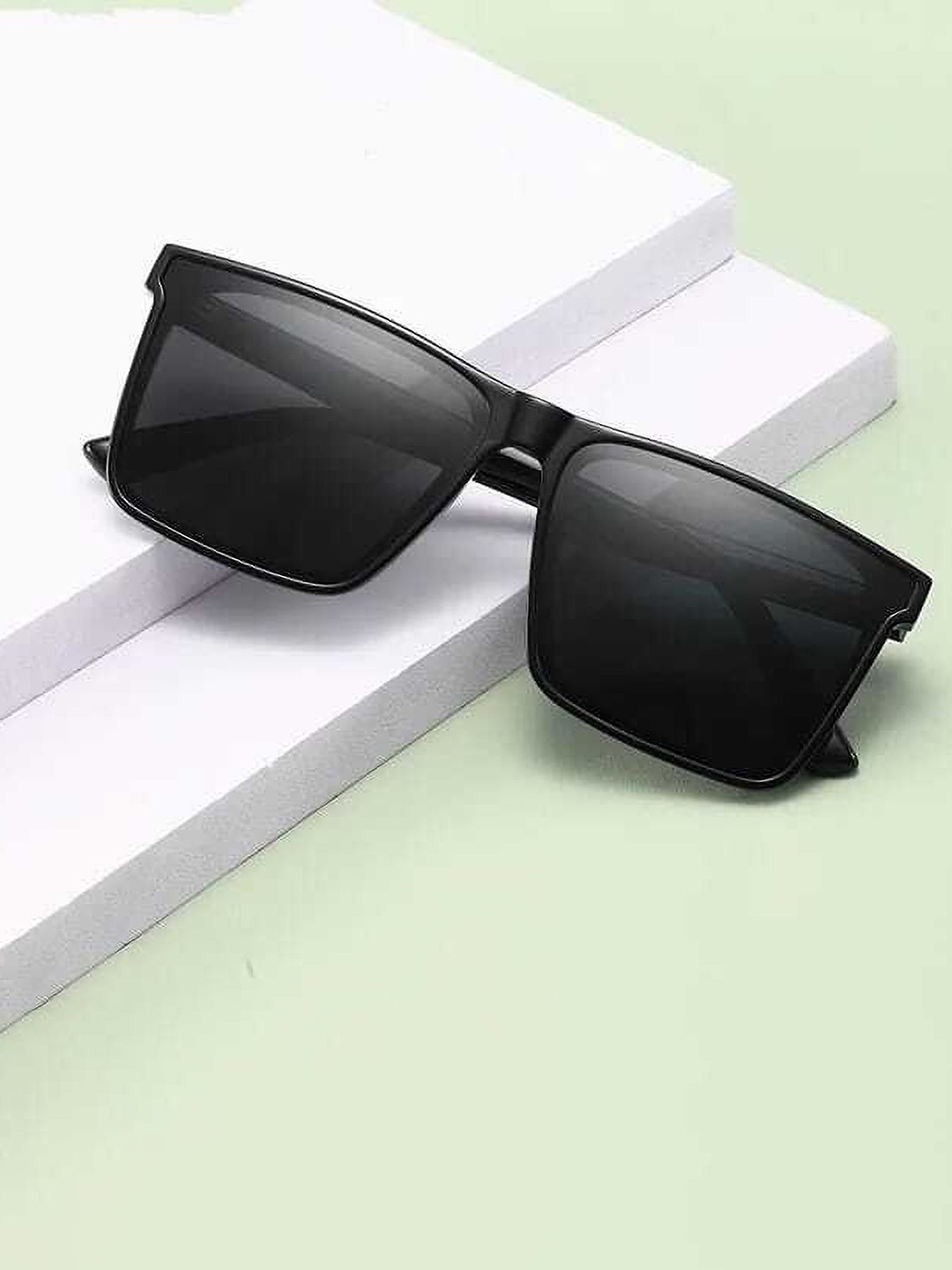 EYMEN I Unisex Full Rim Polarised and UV Protected Wayfarer Sunglasses CIDBLACK 11976000