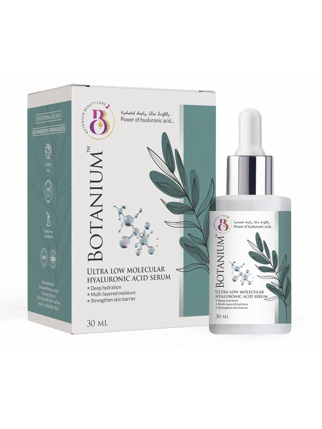 BOTANIUM Ultra Low Molecular Hyaluronic Acid Serum For Deep Hydration - 30 ml