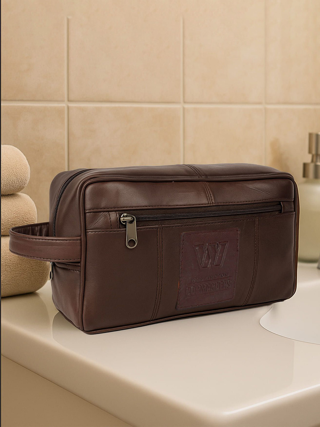 CIMONI Men Solid Waterproof Pouch Shaving Kit Bag