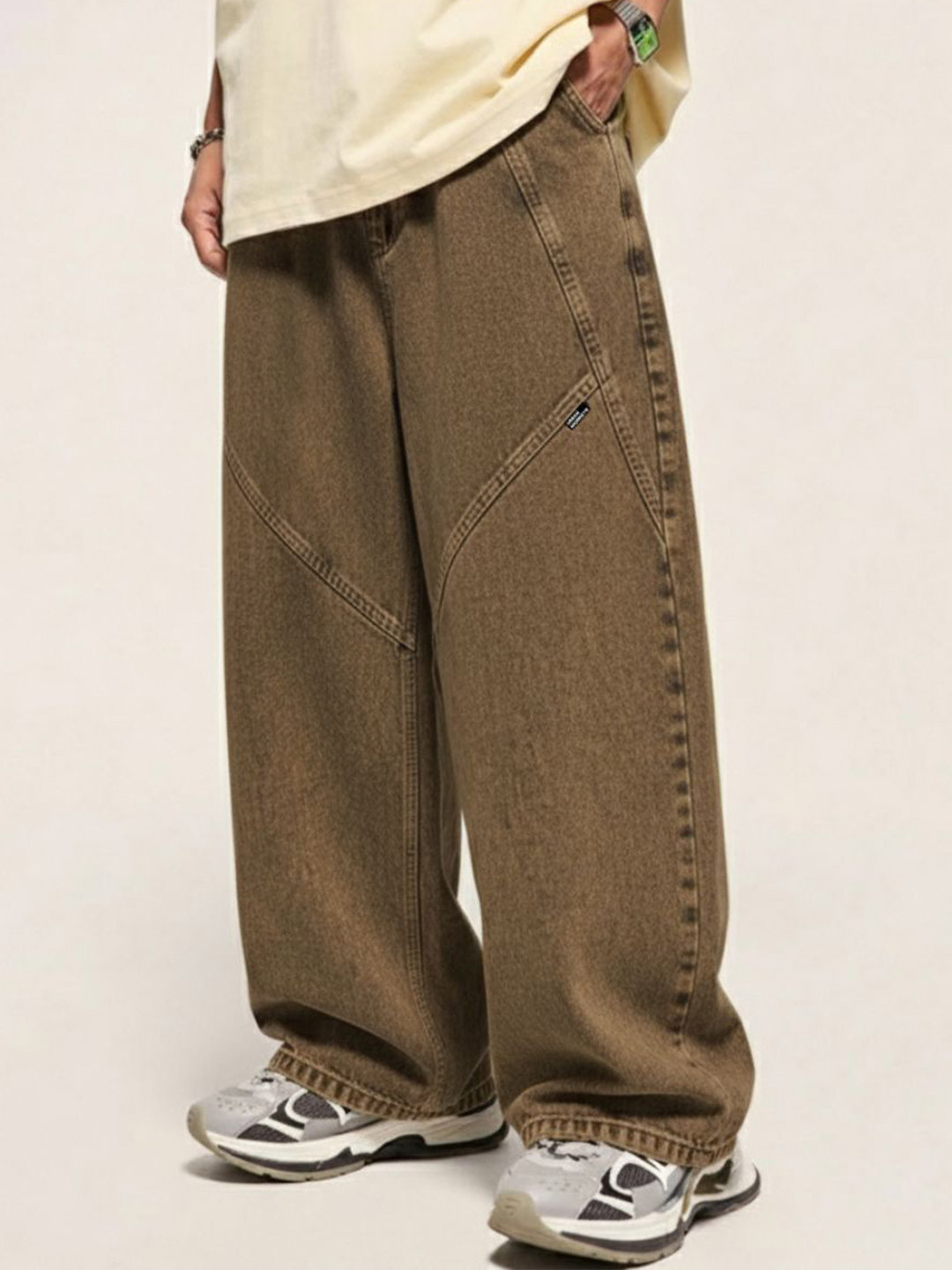 Urban Monkey Unisex Vintage Cut and Sew Jeans