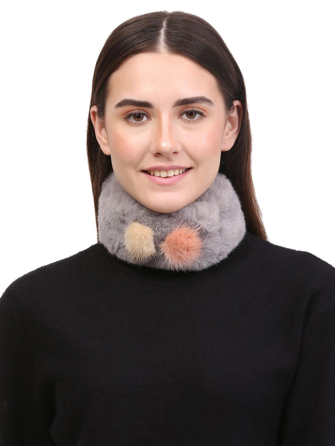 Moda Rapido Women Self Design Fancy Scarf cum Neck