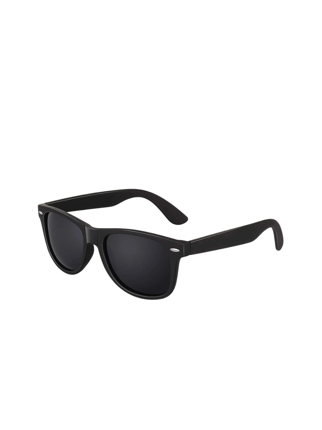 EYMEN I Unisex Full Rim Style Wayfarer Sunglasses with eym_IPolarized Wayfarer Black