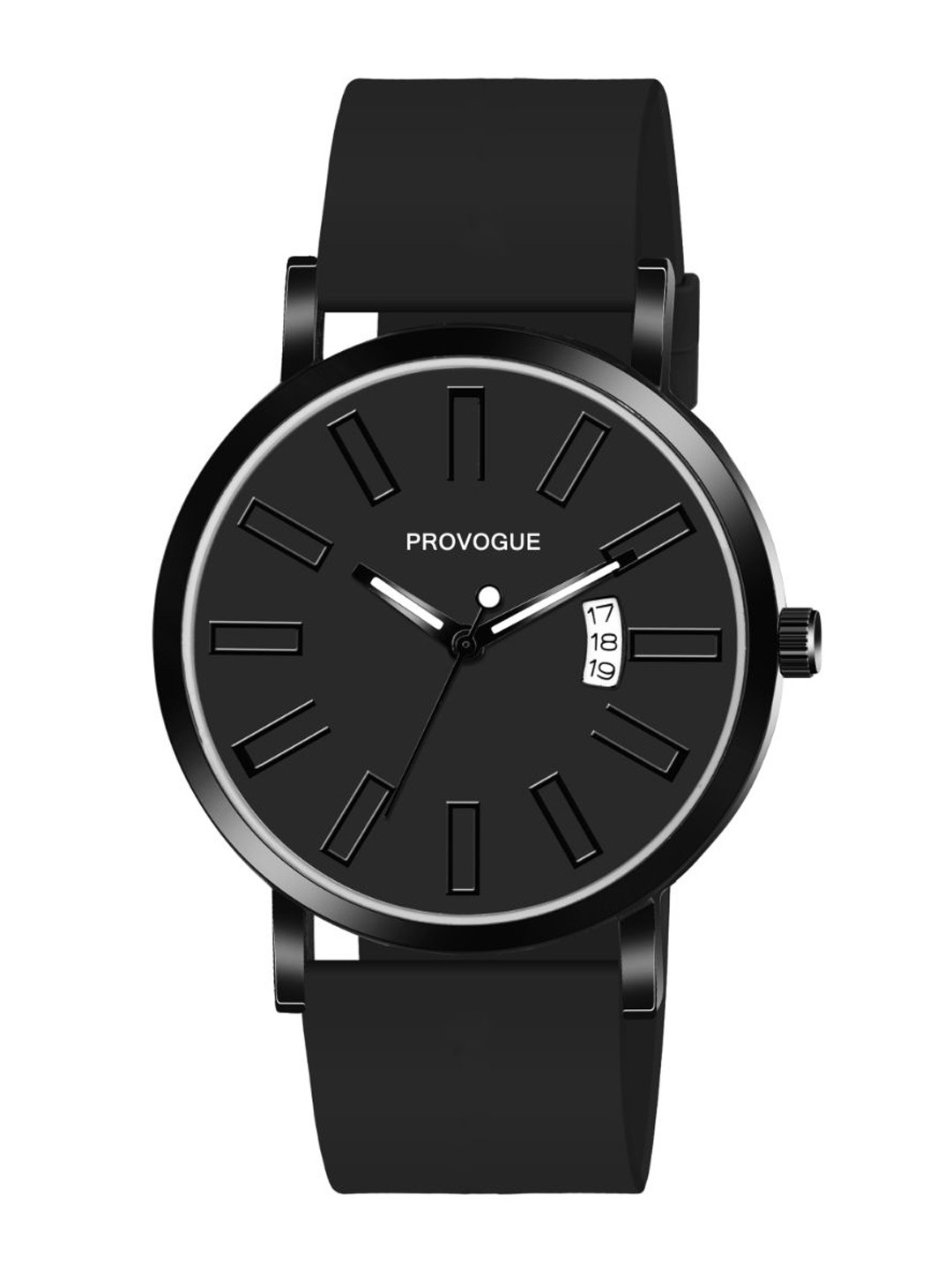 Provogue Men Stainless Steel Dial & Straps Analogue Watch SK-PG-4091-DYDTBLK