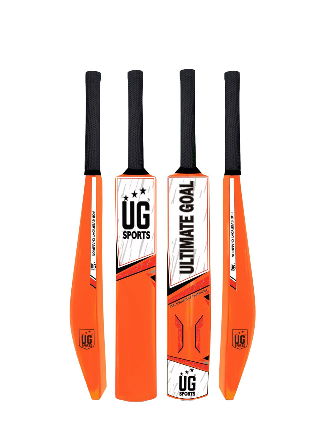 UG SPORTS KIds Plastic Cricket Bat With UV Artwork & Soft Cushion Grip