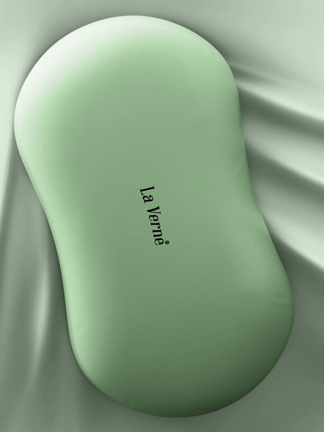 LA VERNE Green Memory Foam Filled Polycotton Sleep Pillow