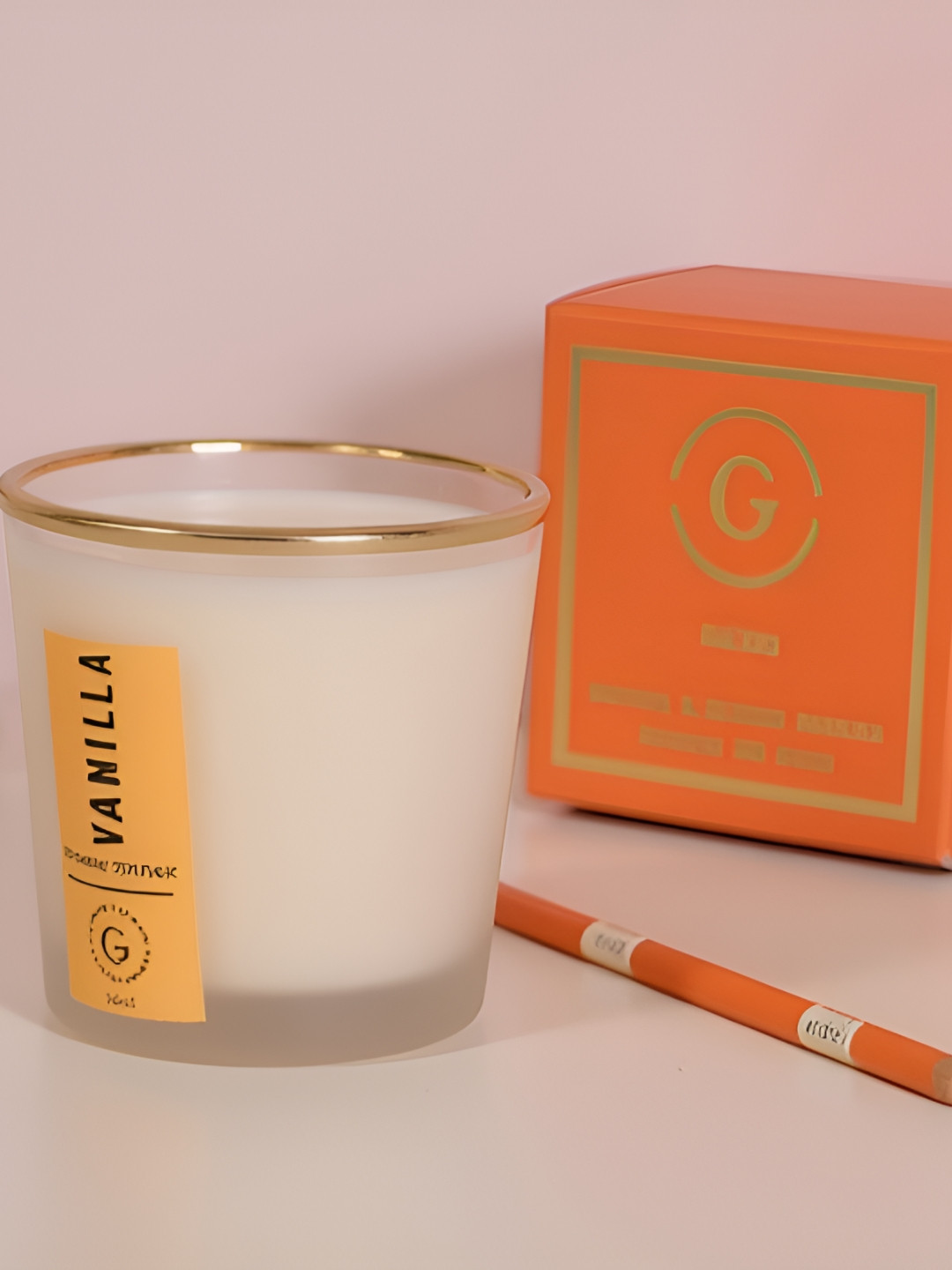 The Gift Studio White Shot Jar Candle Vanilla