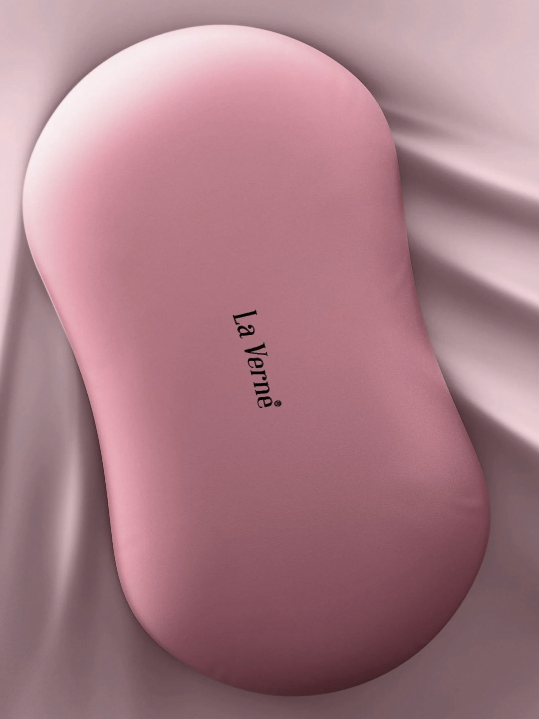 LA VERNE Pink Memory Foam Filled Polycotton Sleep Pillow