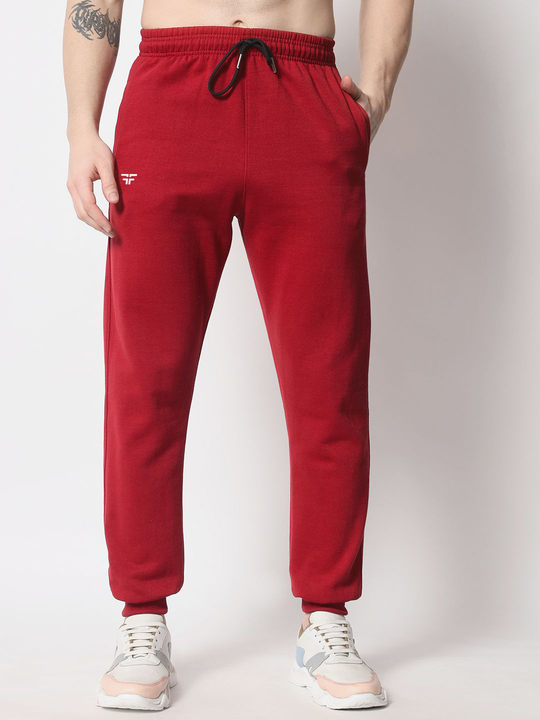 FFLIRTYGO Men Winter Mid Rise Joggers Trouser