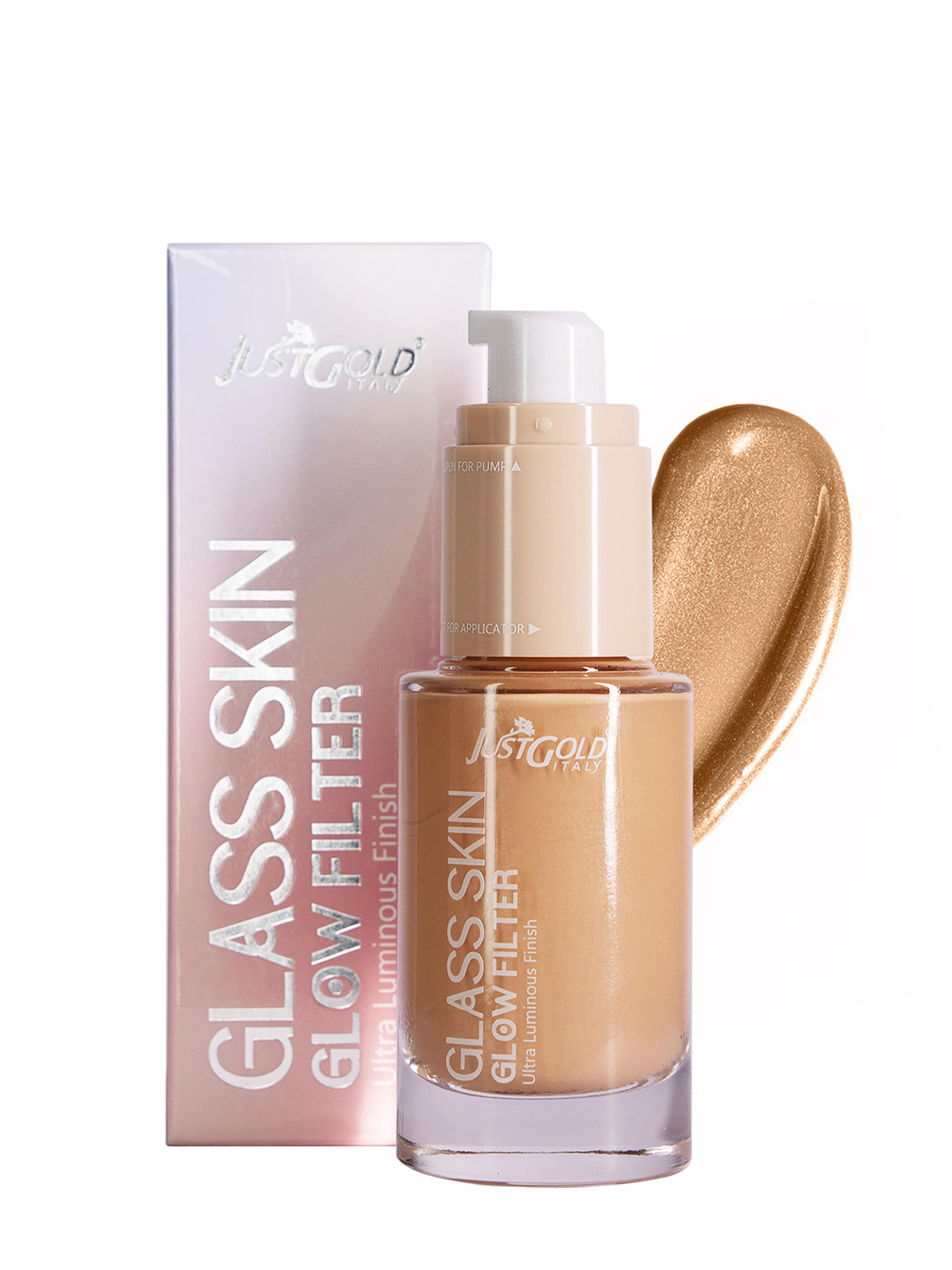 JUSTGOLD Glass Skin Glow Filter Enriched With Vitamin E- 30 ml- Jelly - GS103