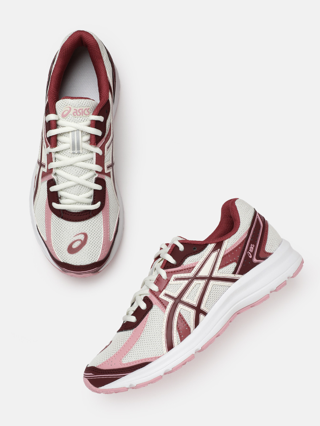 ASICS Unisex Woven Design Round Toe JOG 100S Everyday Sneakers