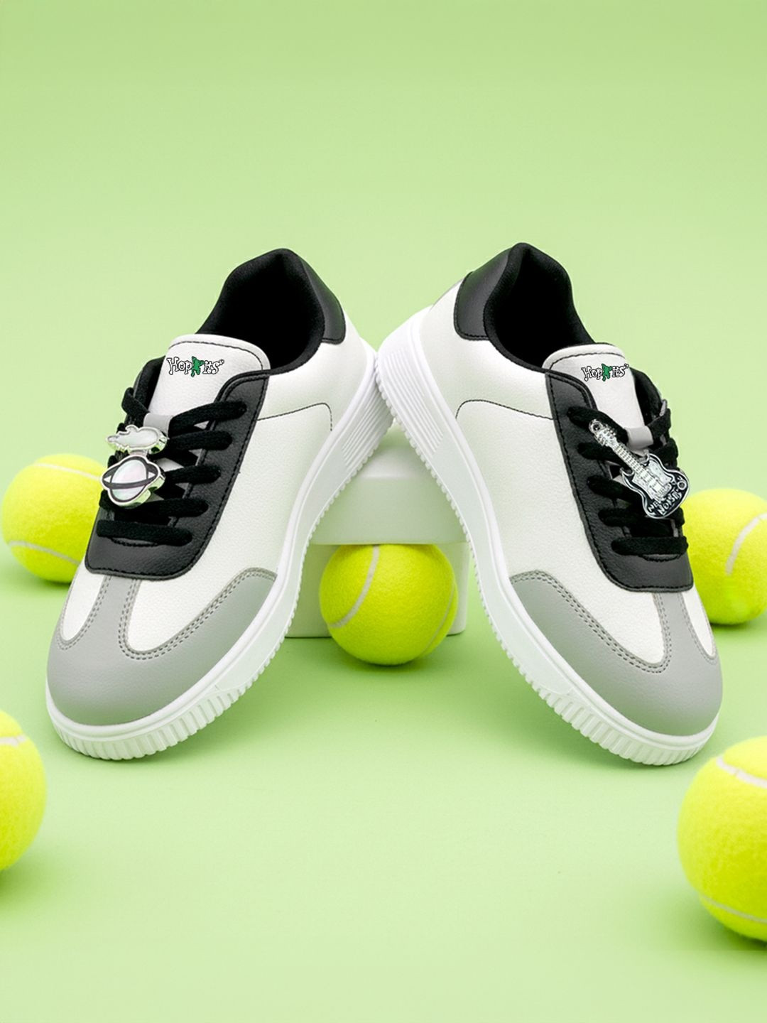 Hopits Boys Colourblocked Round Toe Lace-Ups Sneakers Shoes