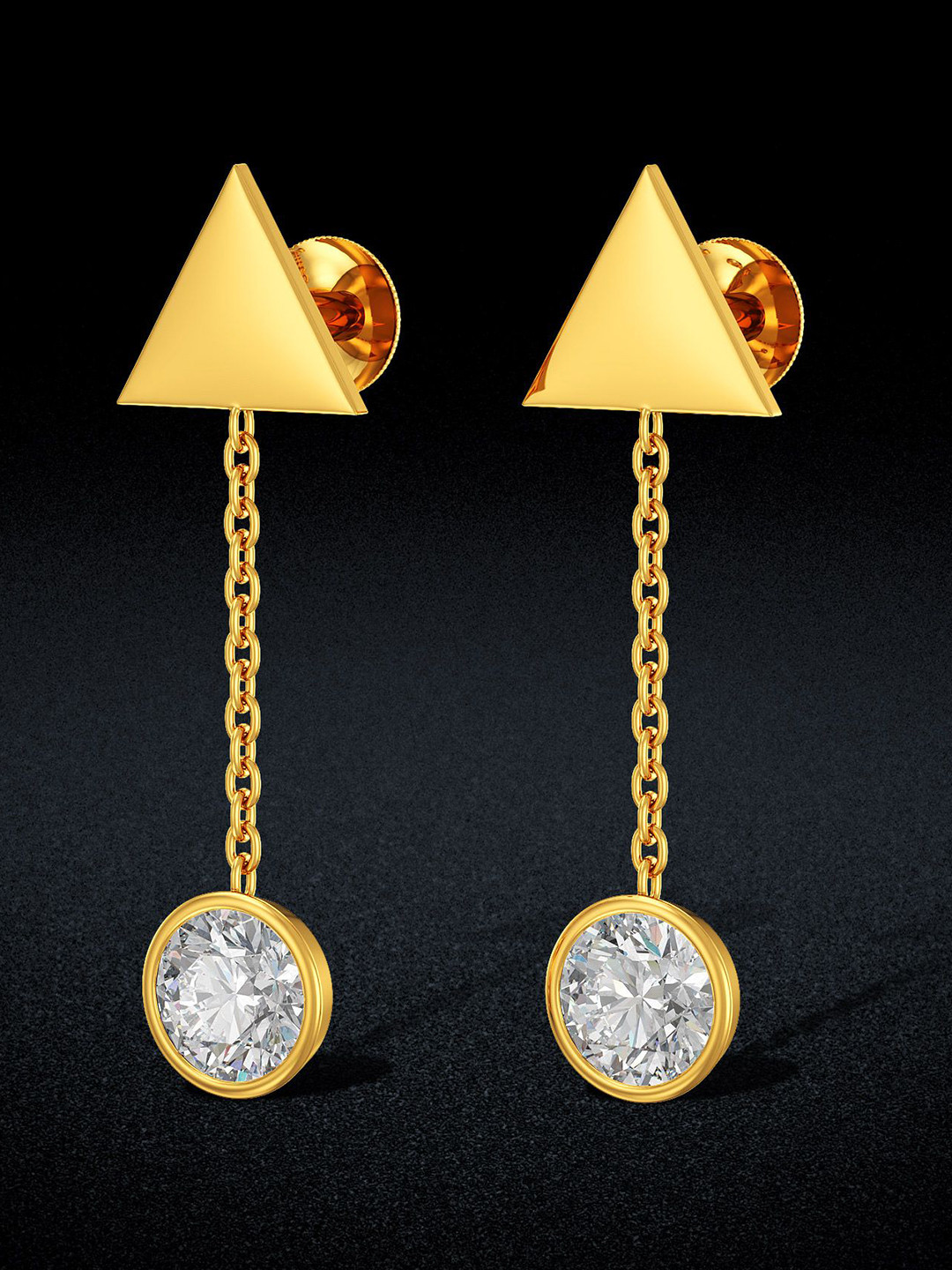 Joyalukkas 22Kt Gold Drop Earring - 2.145 g