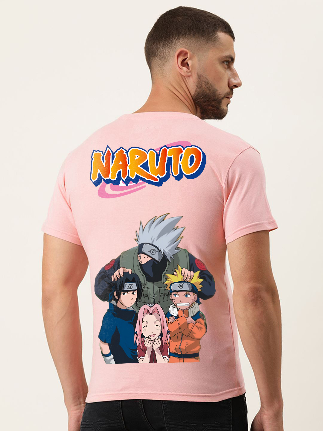 UNIQSOME Naruto Graphic Printed T-shirt