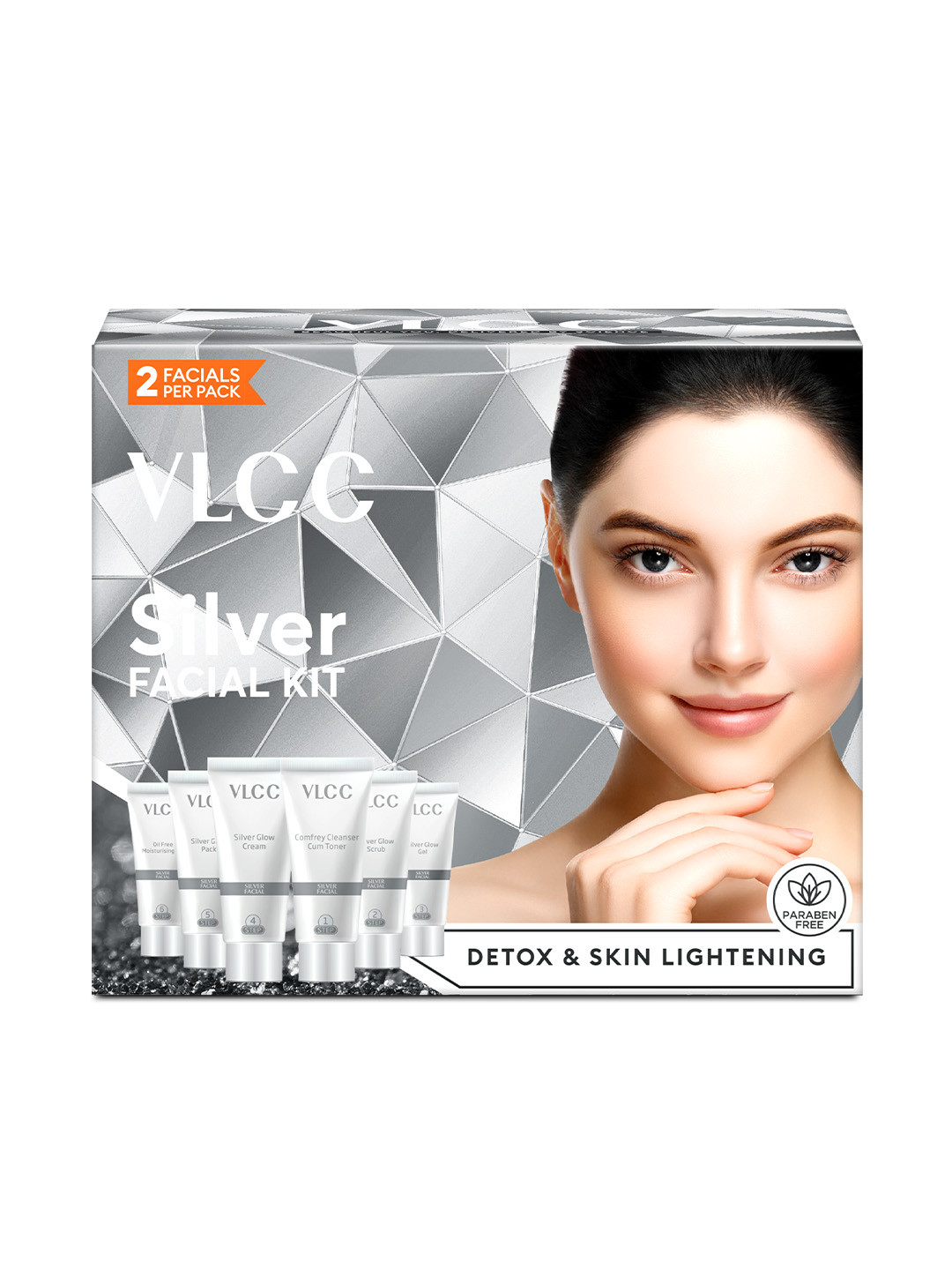 VLCC Silver Facial Kit for Skin Purifying Facial with Silver - 60 g