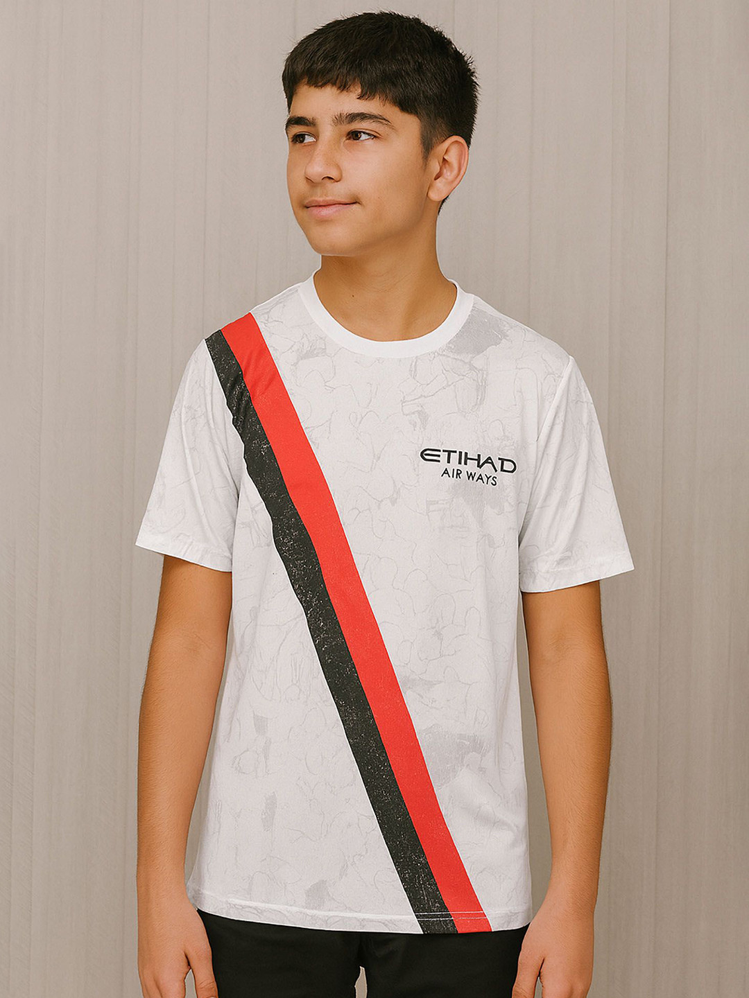 dostitch Boys Typography Printed Round Neck Manchester City Tshirts