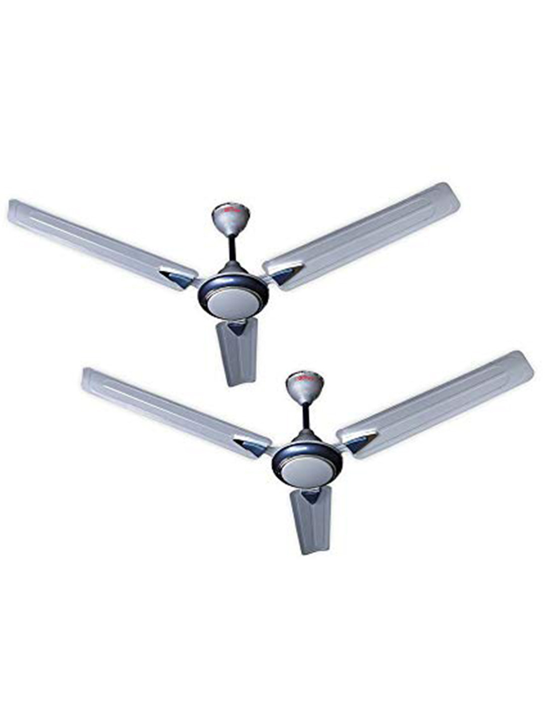 Myntra Elegant Homes X DigiSmart Galaxy-1 Silver-Toned 2Pcs Anti Dust 3 Blade Ceiling Fans