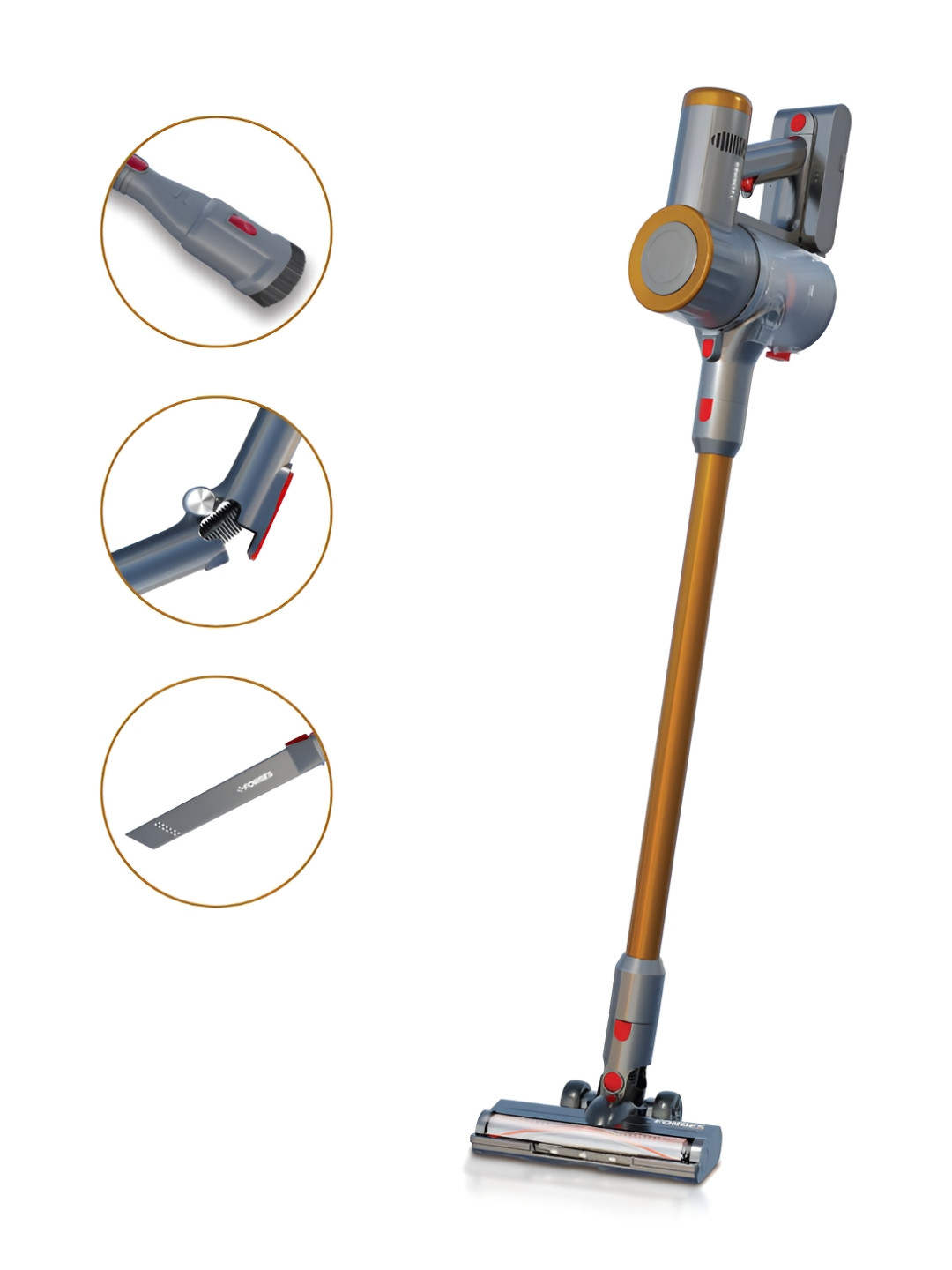 Kordfree K20 SuperSilent Cordless Vacuum Cleaner | 24 KPa Suction| HEPA Filter| Handheld