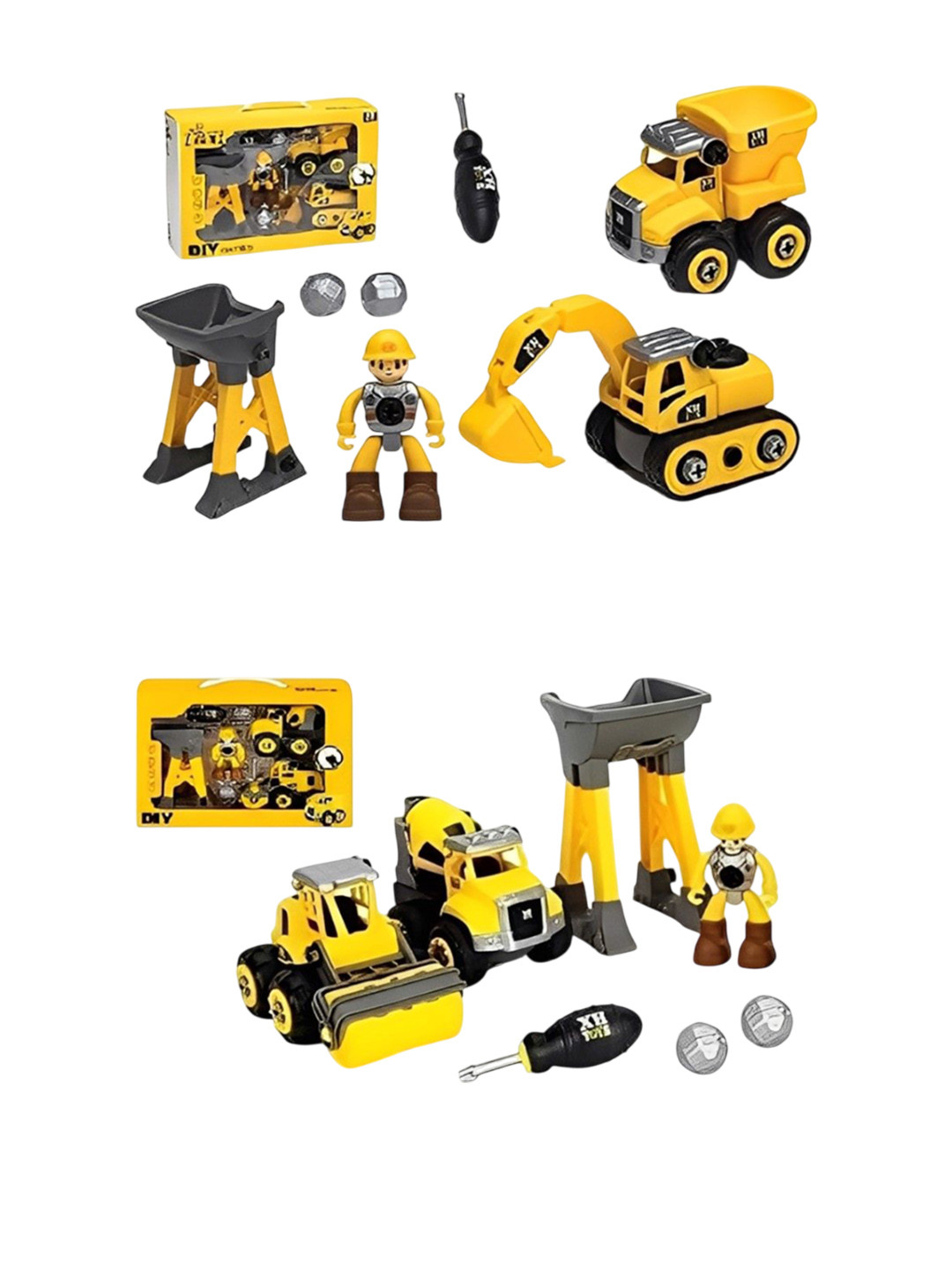 ADKD Kids Mini JCB Construction Toy Set