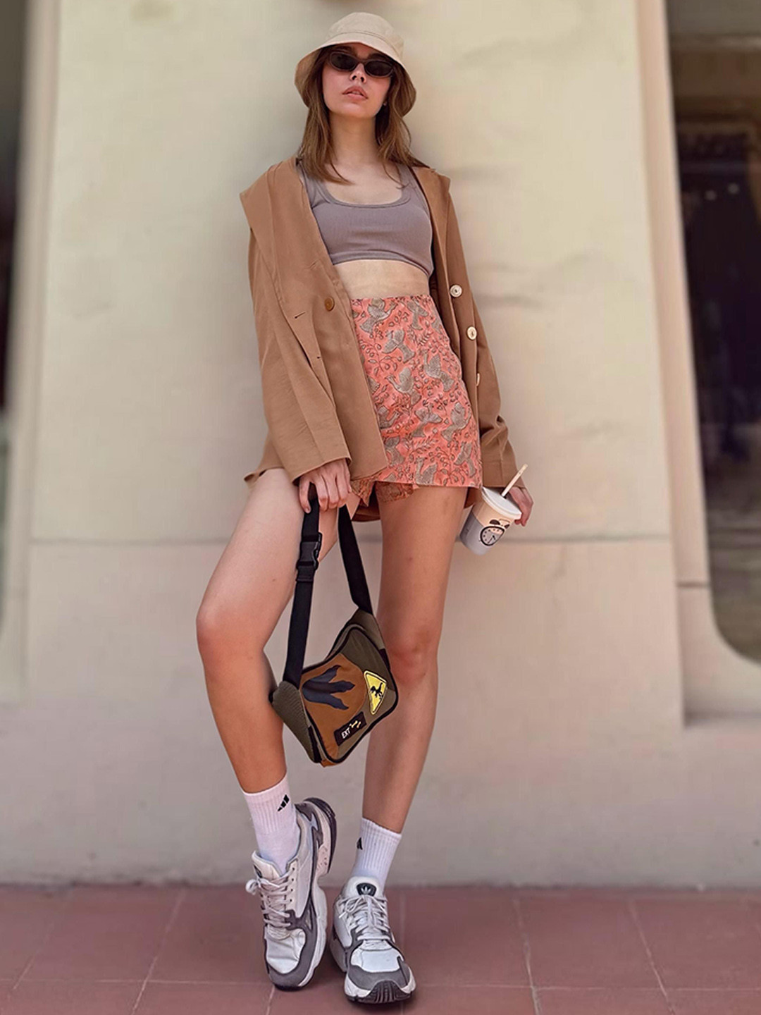 Raeth Apparels Women Printed Pure Cotton Skorts Mini Skirt