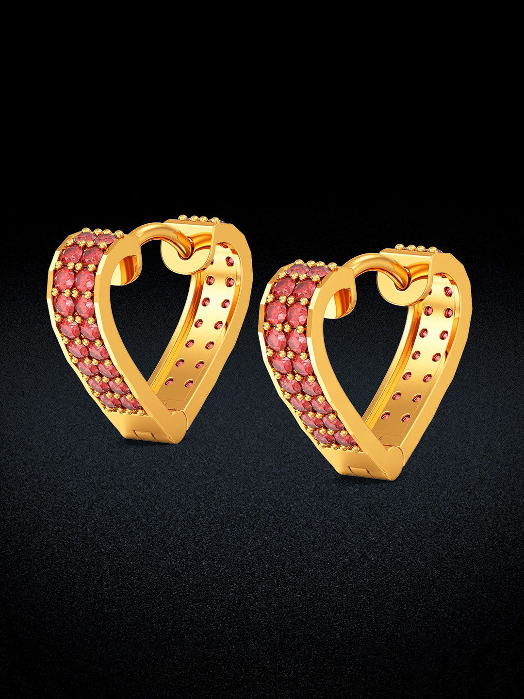 Joyalukkas Women 22Kt Gold Hoop Earring - 3.755  g