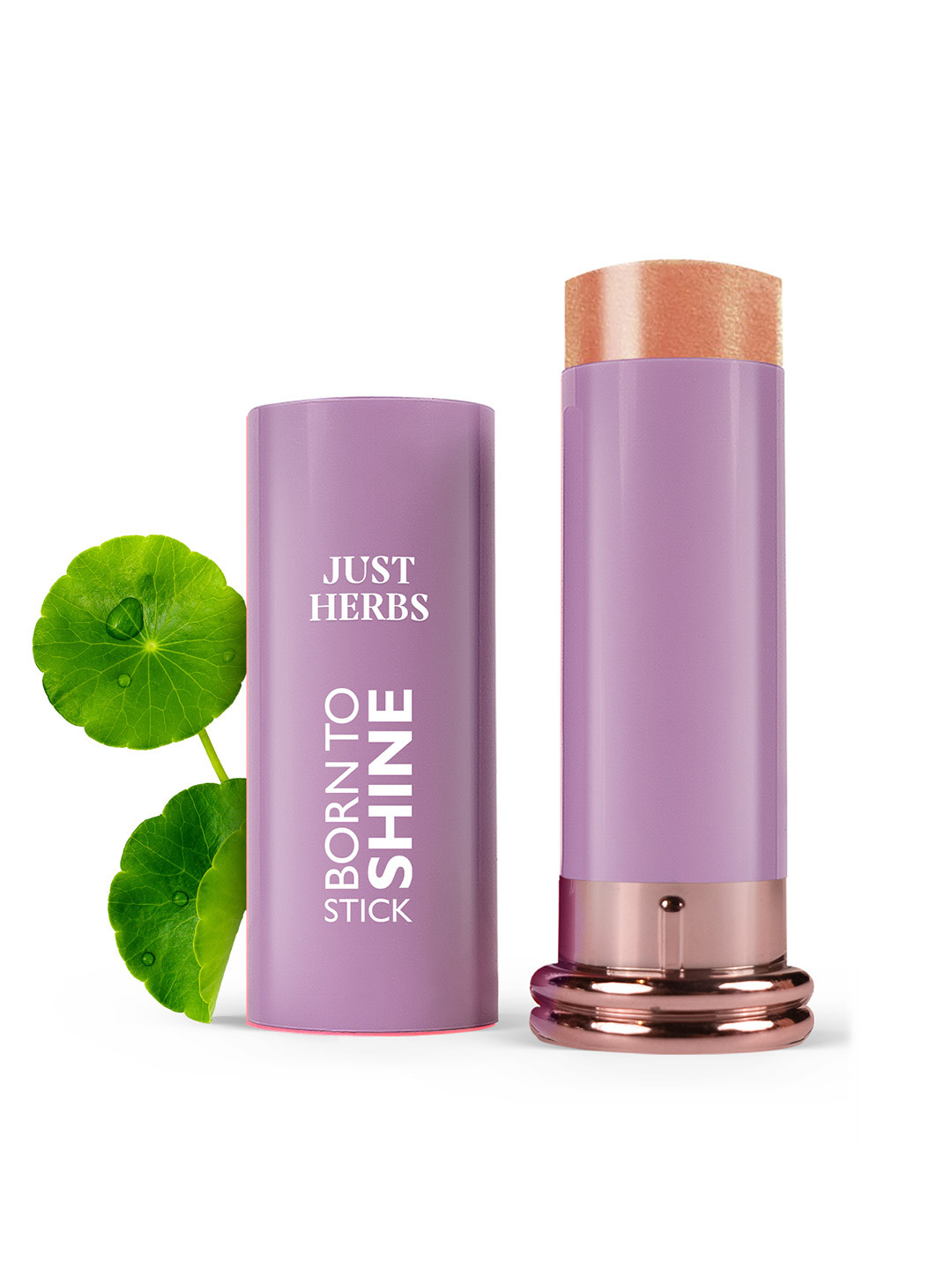 Just Herbs Born To Shine Single Stroke Highlighter - 14g - Peachy Hues - 05
