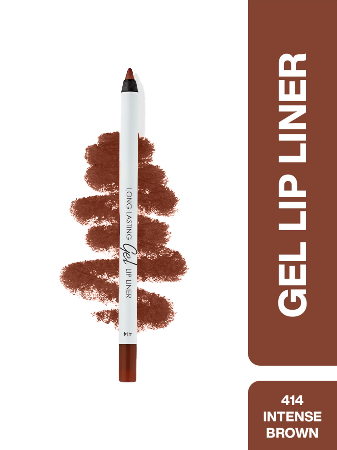 LAMEL Long Lasting Gel Lip Liner - Gel Intense Brown 414