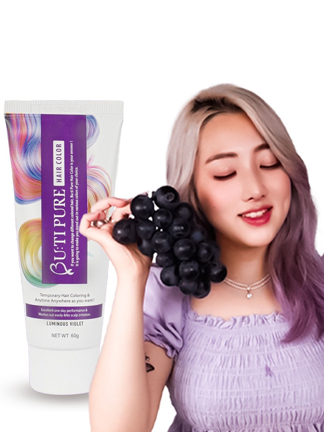 Butipure Hair Color - 60 g - Luminous Violet