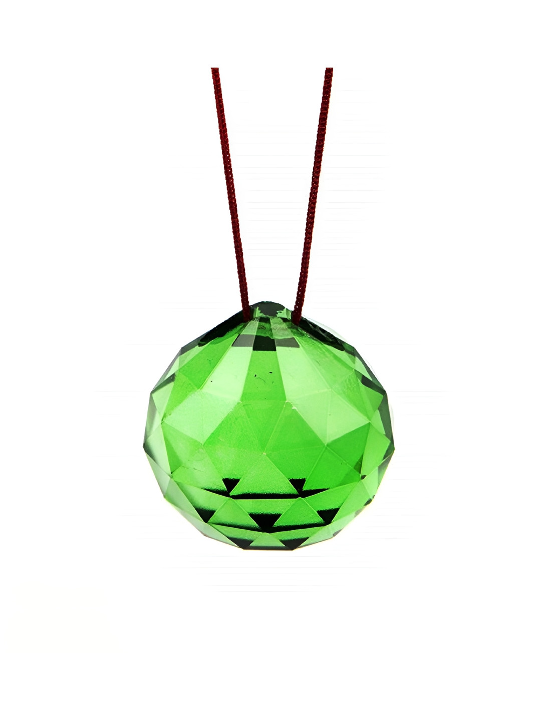 numeroastro Red Textured Feng Shui Crystal Ball Wall Hangings