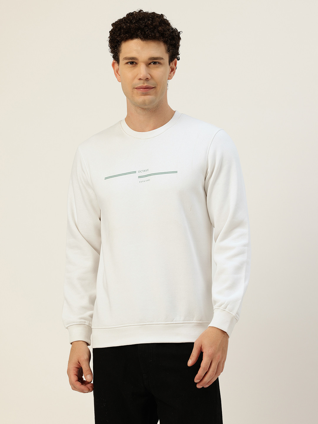 Octave Typography Print Sweatshirt