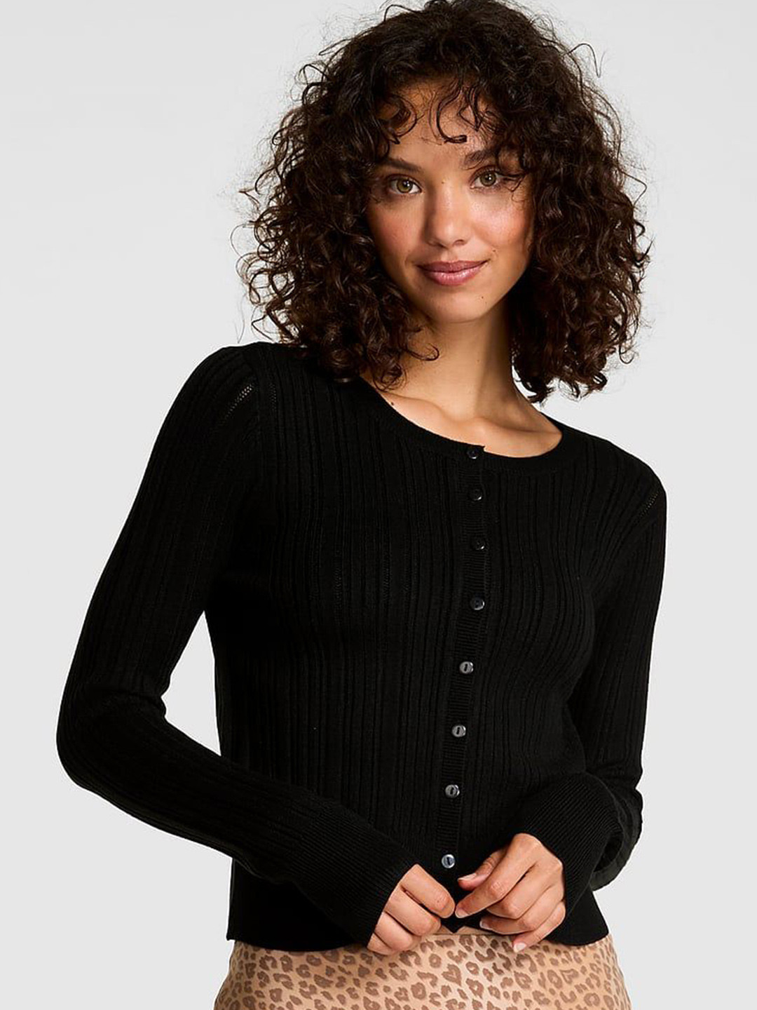 Victoria's Secret Women Striped Cardigan