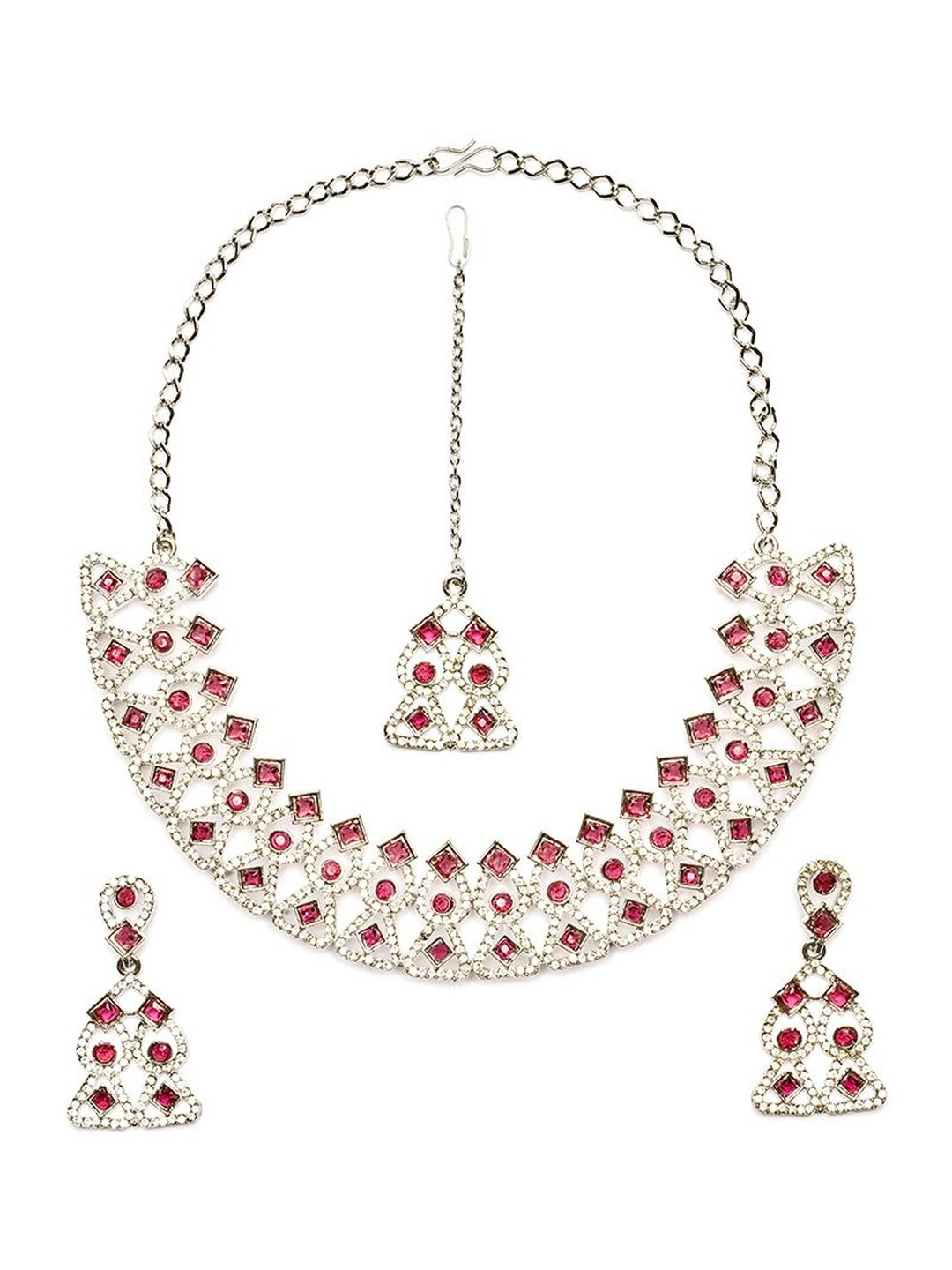 Kulin Elegant Silver-Plated Necklace Set