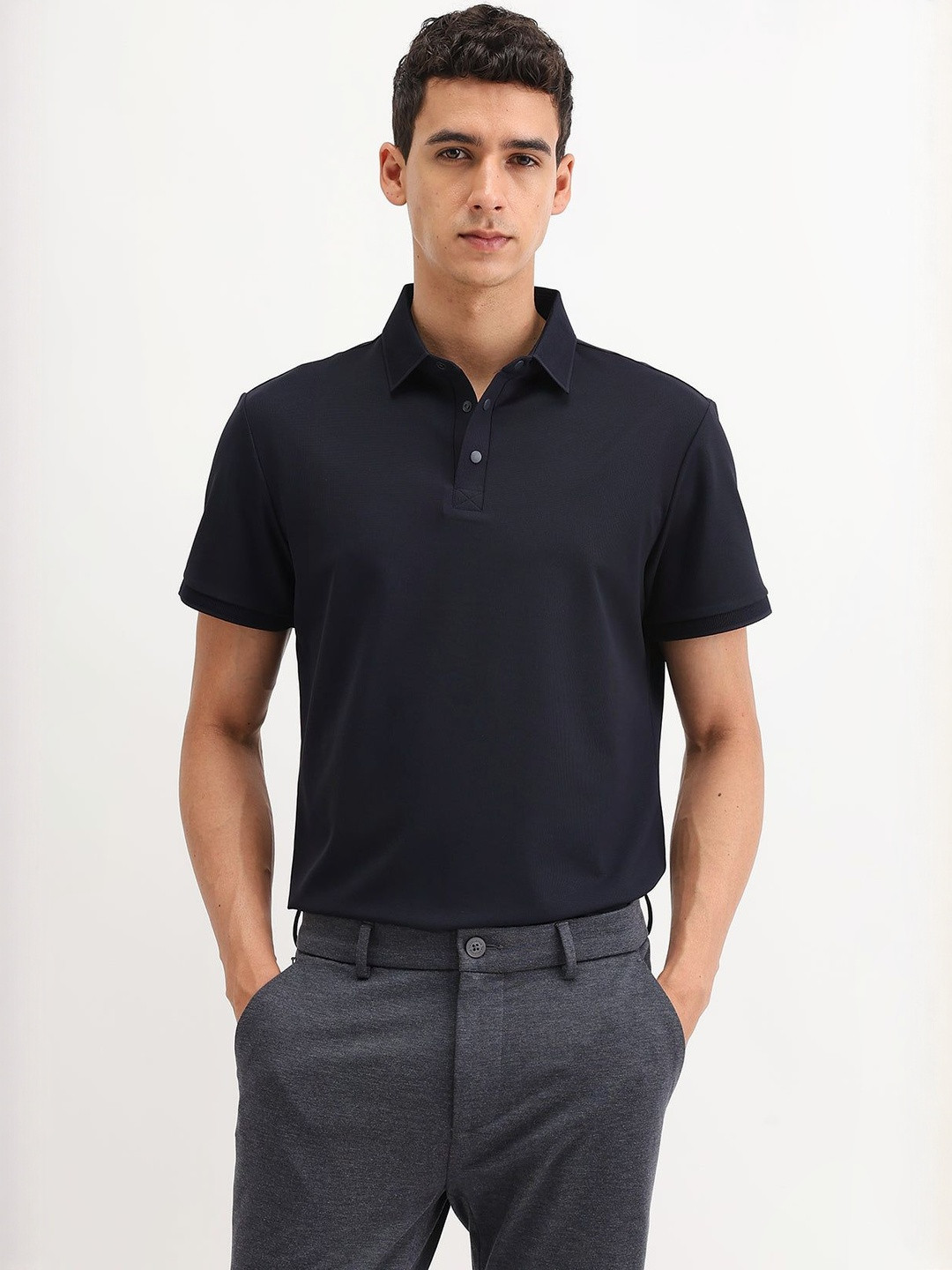 The Collection Hendrix Men Polo Collar Tshirt