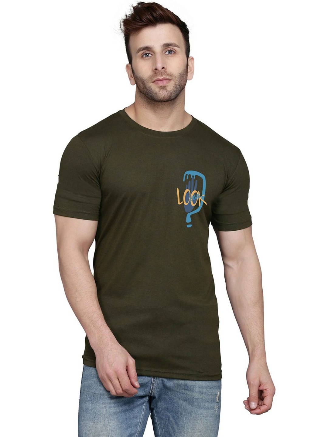 CRYPTIC Graphic Printed Round Neck Regular Sleeves T-shirt