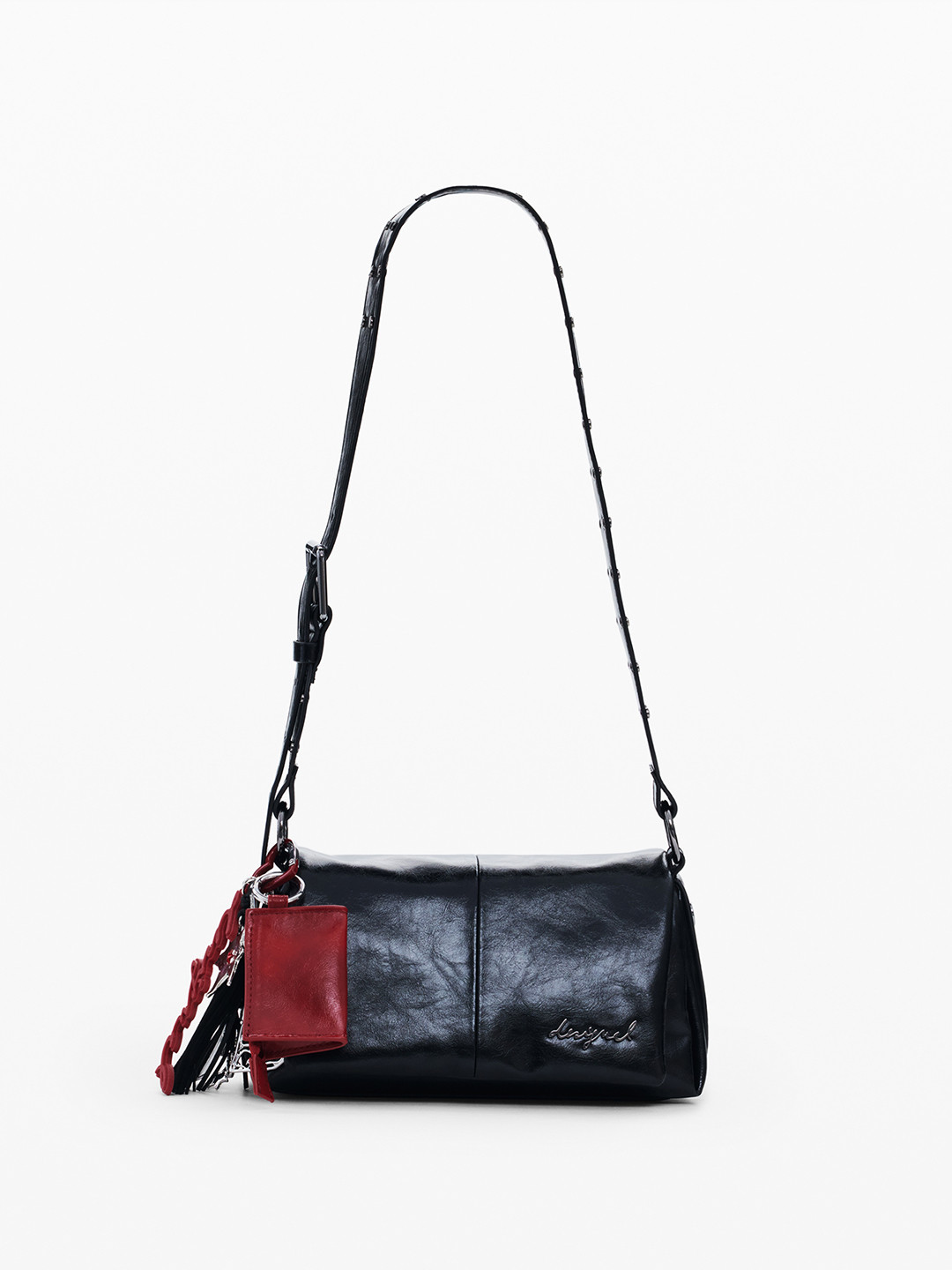 Desigual Crossbody Sling Bag with Pouch & Key Chains