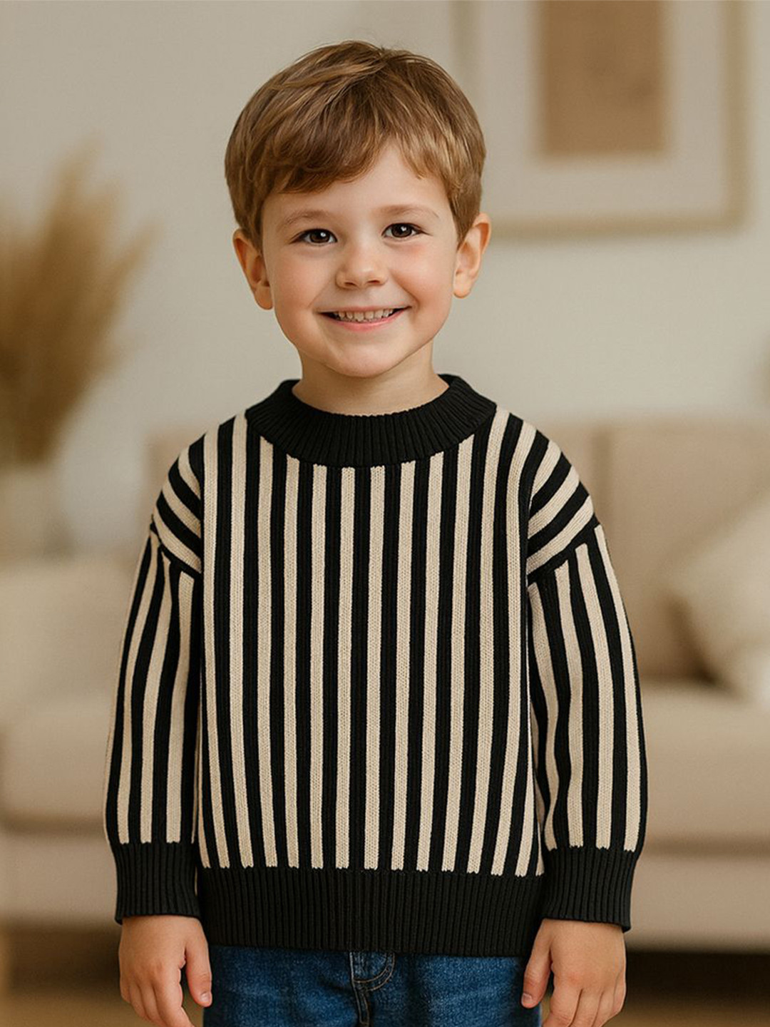 Bold N Elegant Premium Striped Pullover