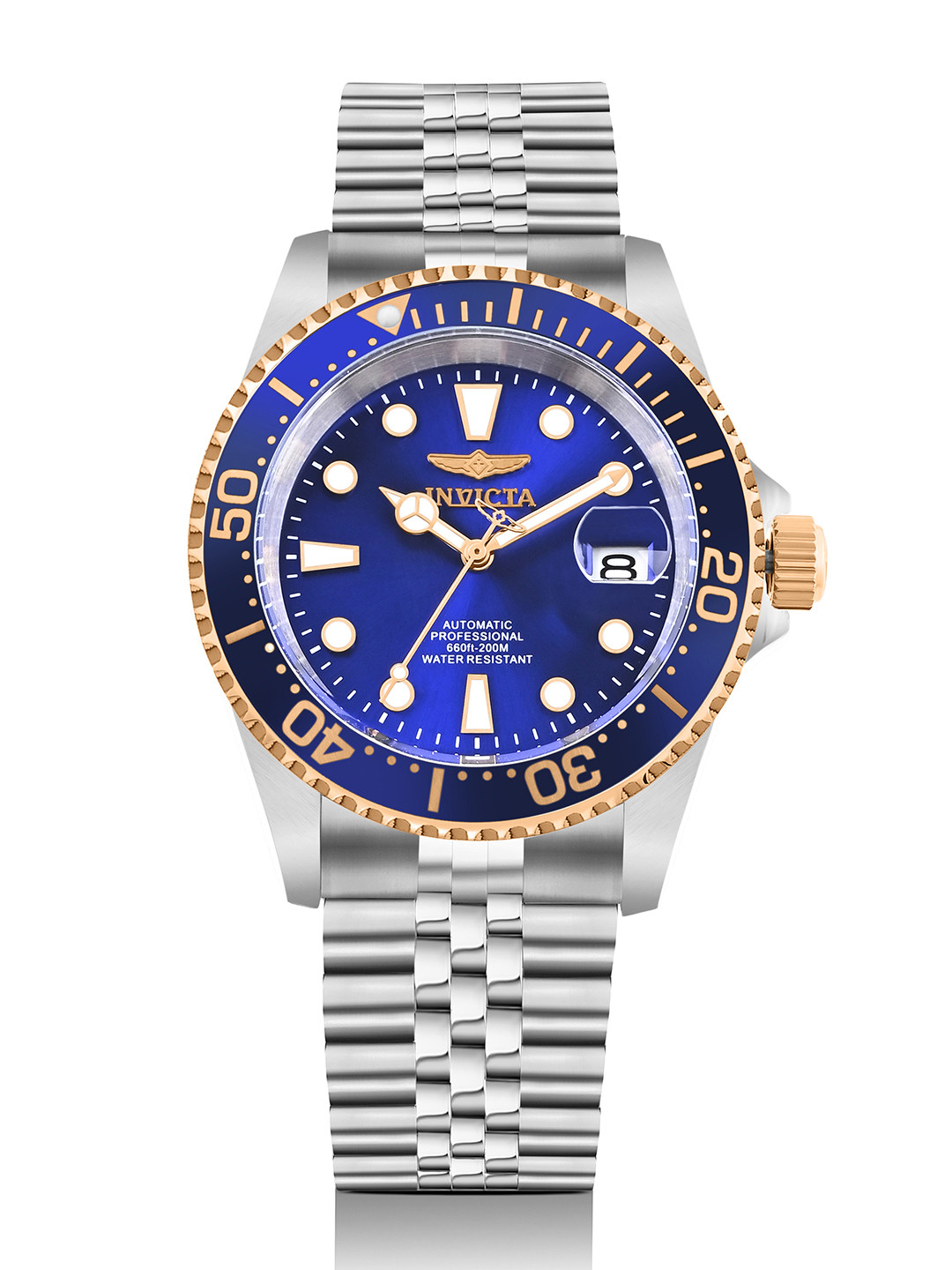 Invicta Men Dial & Stainless Steel Bracelet Style Straps Analogue Automatic Watch 32503