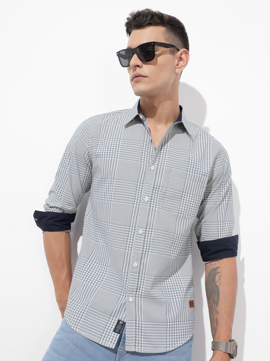 The Roadster Life Co. Checked Casual Shirt