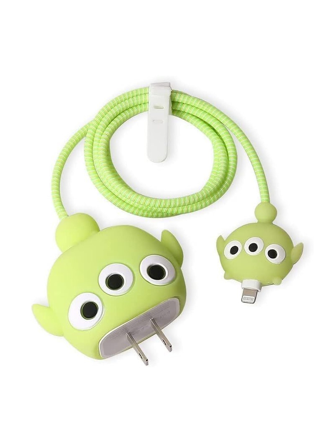 AUGEN Unisex Quirky 3D Design Silicone Protective Case for 20W iPhone USB-C Power