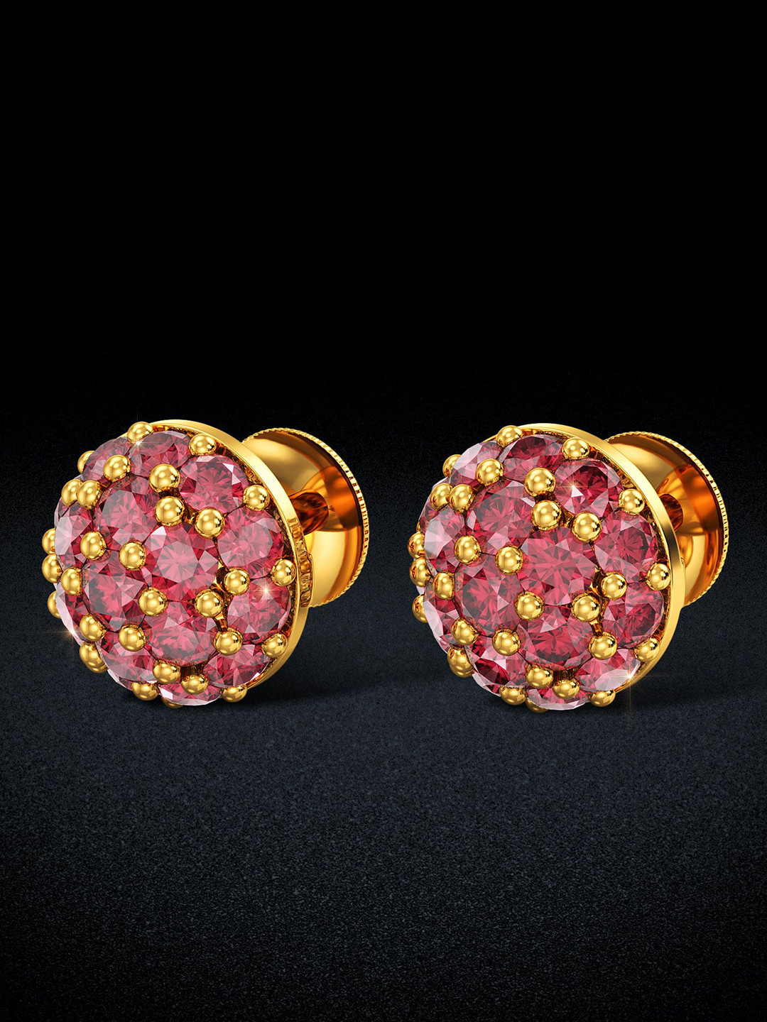 Joyalukkas 22Kt Gold Stud Earring - 2.111 g