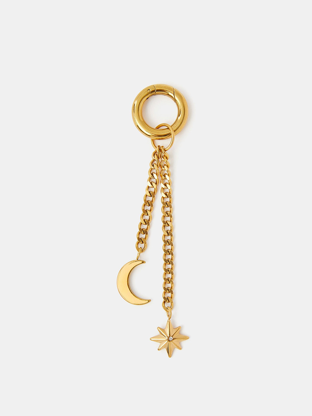 Accessorize Stainless Steel Quirky Shaped Bracelet Charm