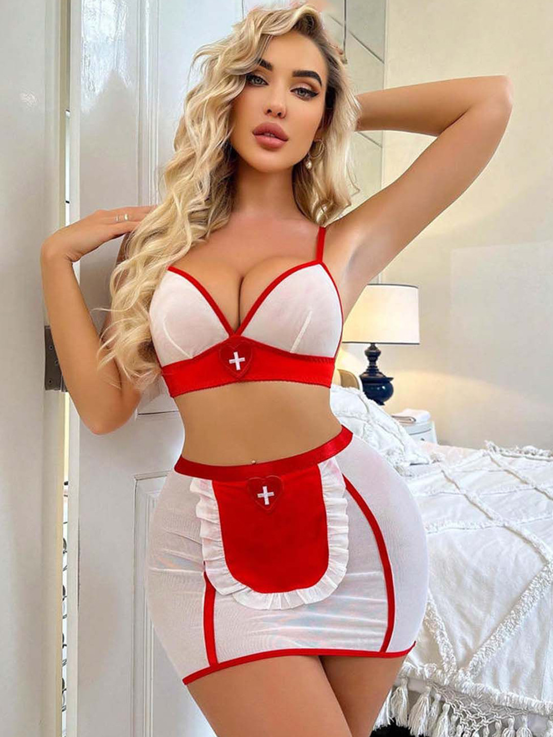 Softwrap Women Nurse-Themed Costume Baby Doll