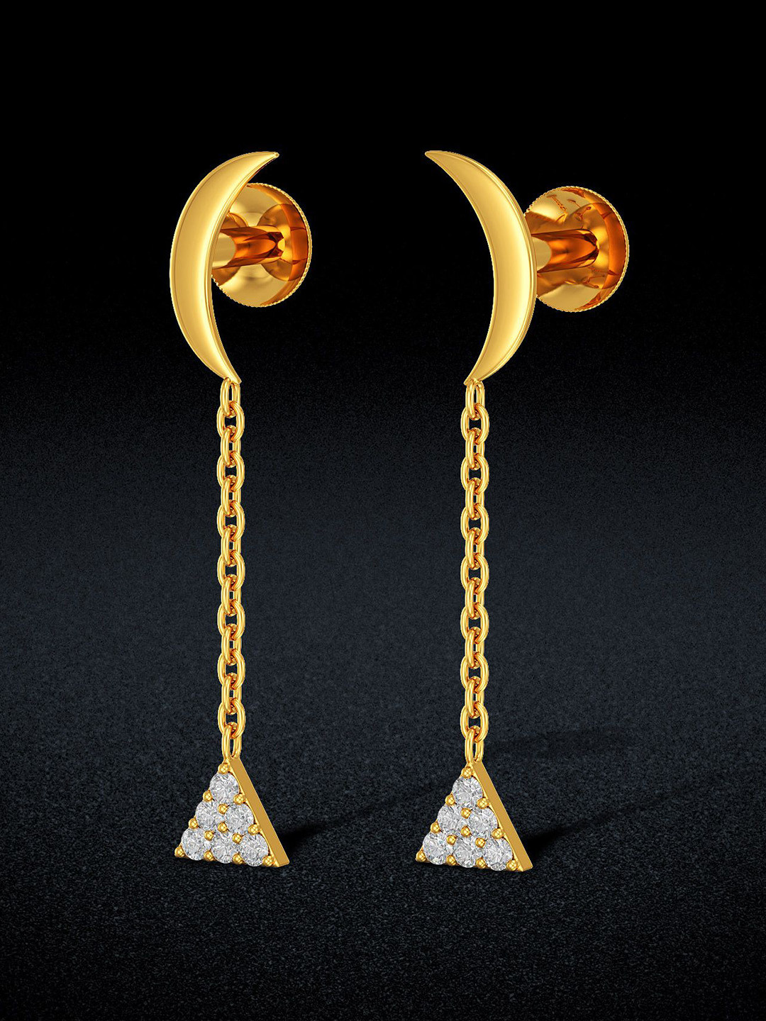 Joyalukkas 22Kt Gold Drop Earring - 1.702 g