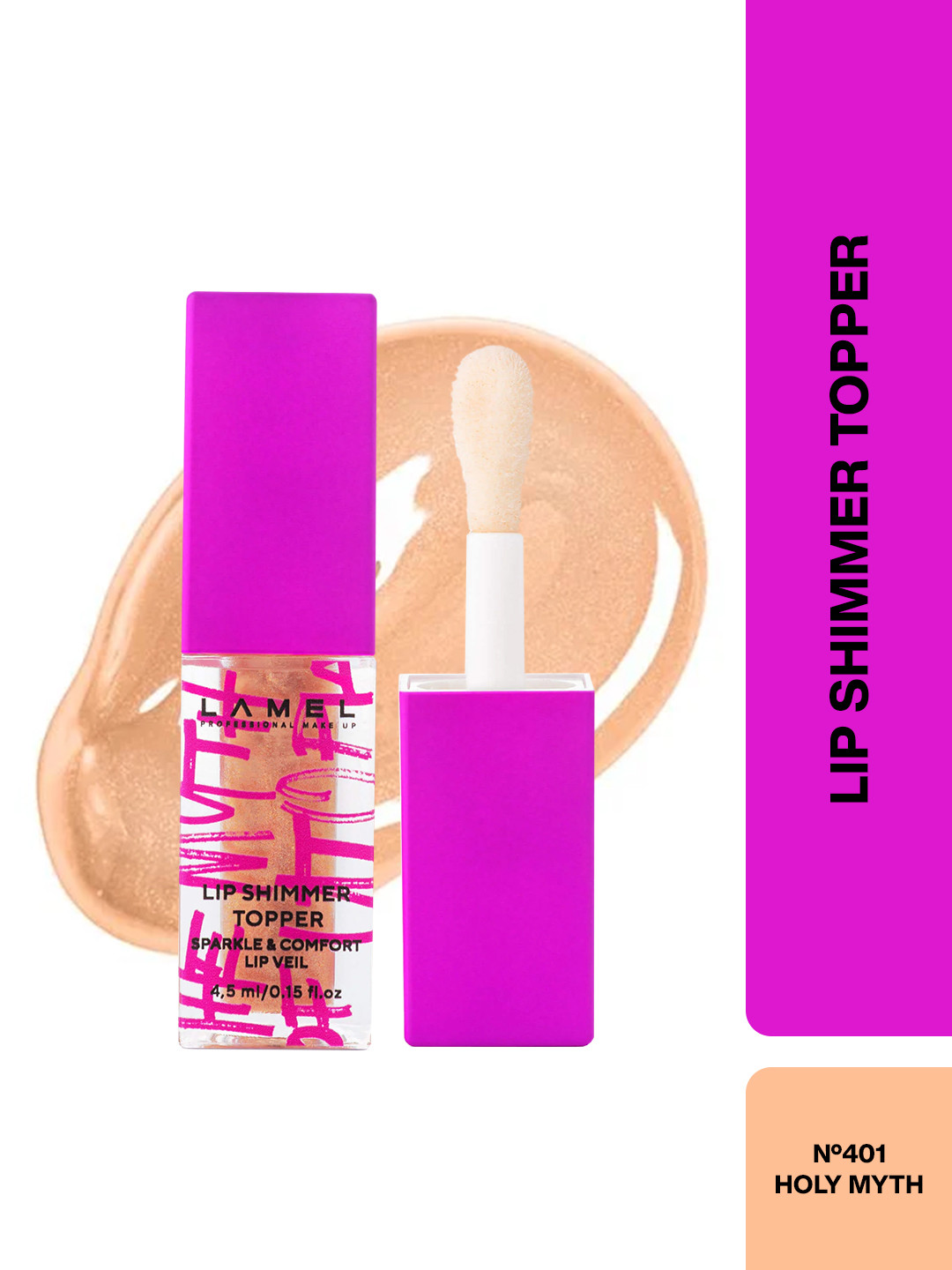 LAMEL The Myth of Utopia Lip Shimmer Topper 4.5ml - 401 Holy Myth