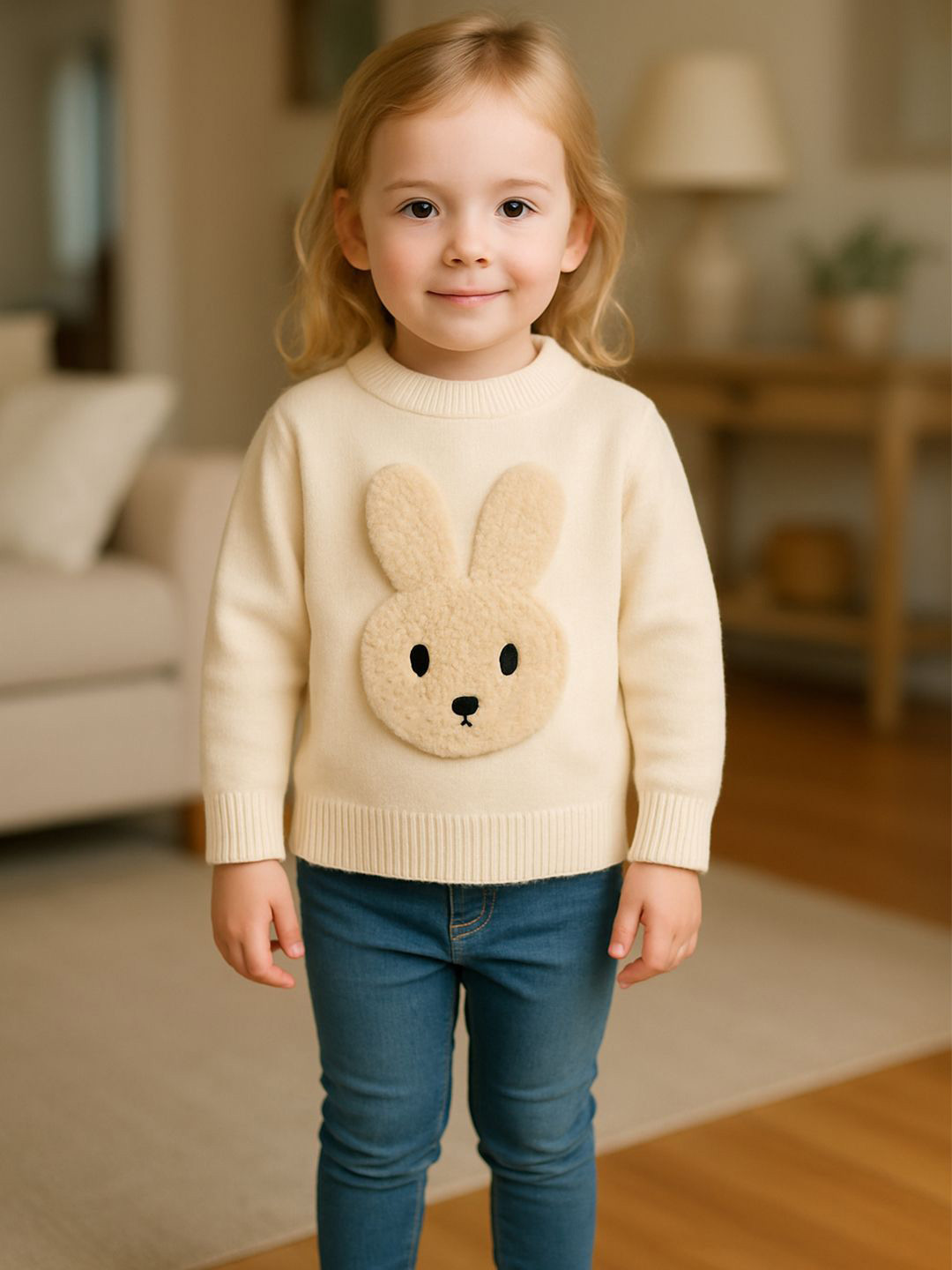 Bold N Elegant Kids Embroidered Pullover Sweater