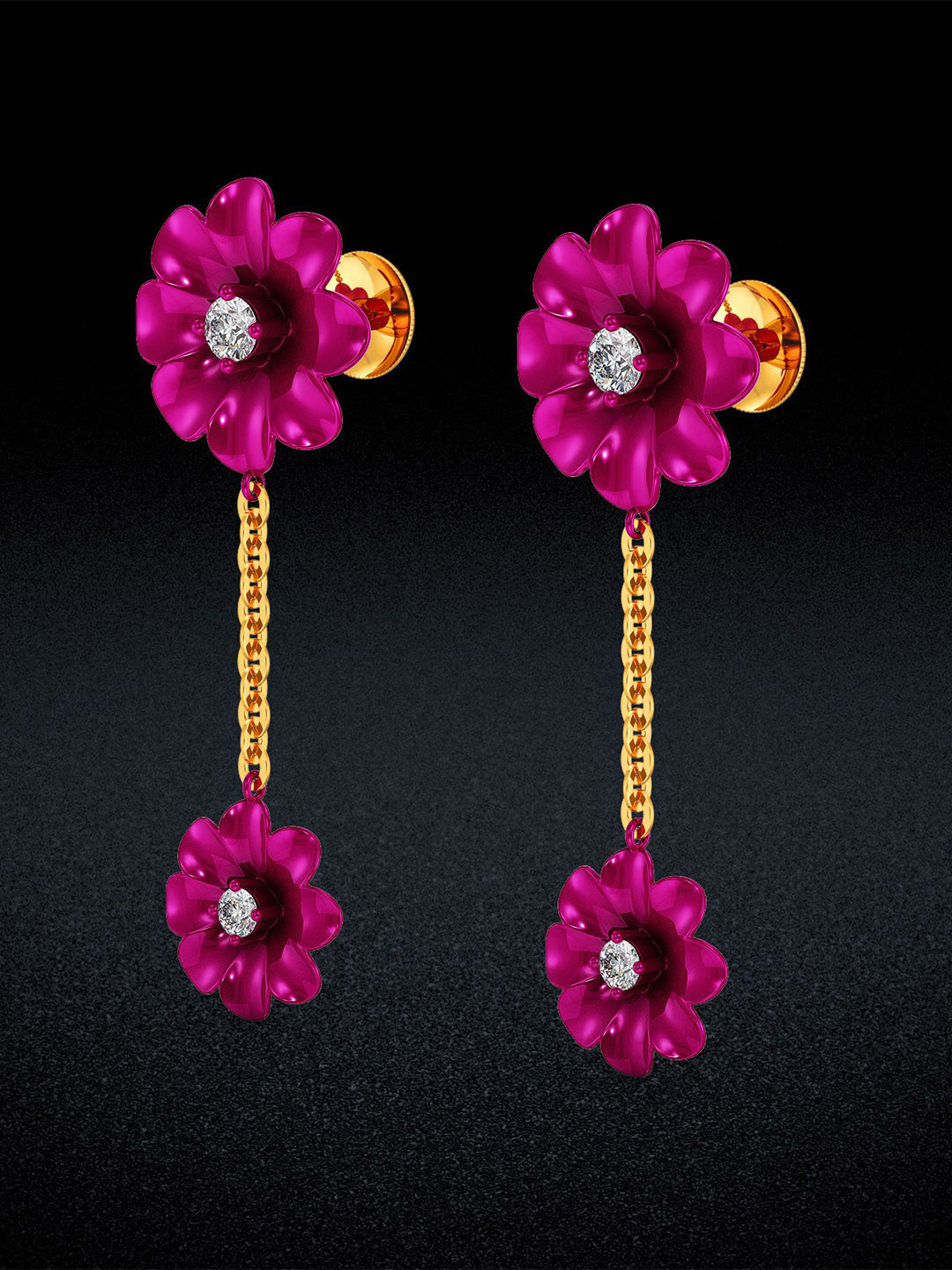 Joyalukkas 22Kt Gold Drop Earring - 3.792 g